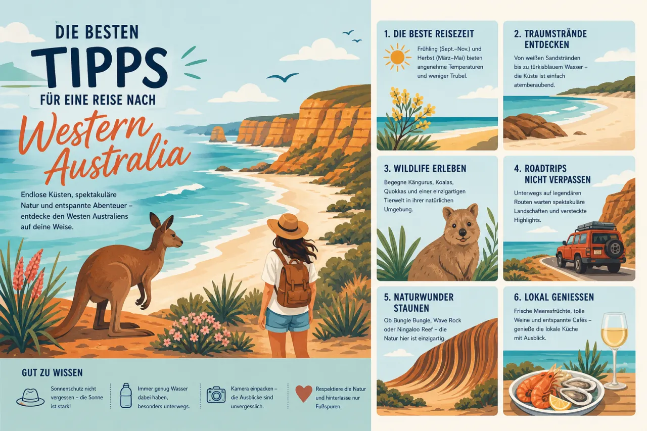 Die besten Tipps für eine Reise nach Western Australia