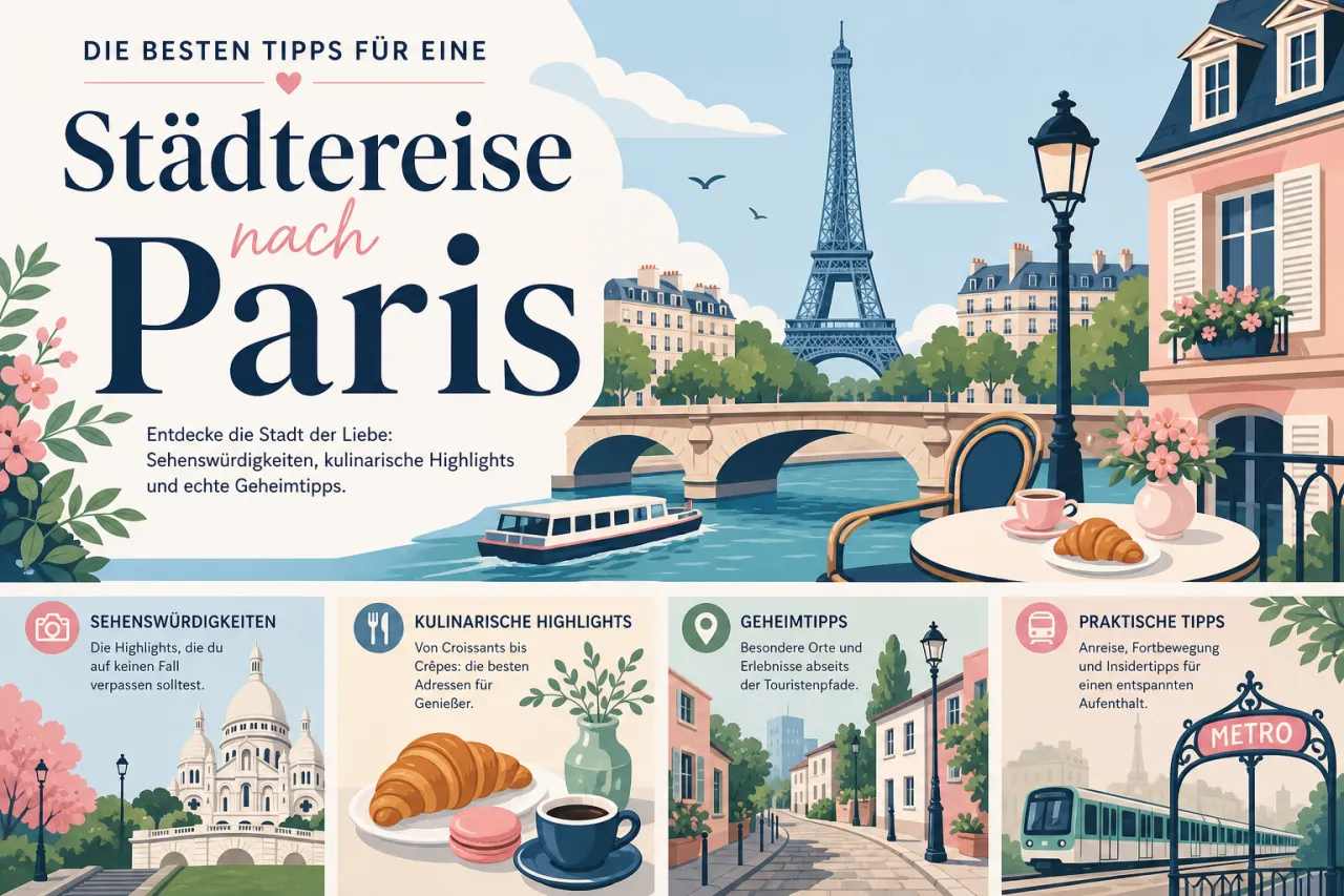 Die besten Tipps für eine Städtereise nach Paris