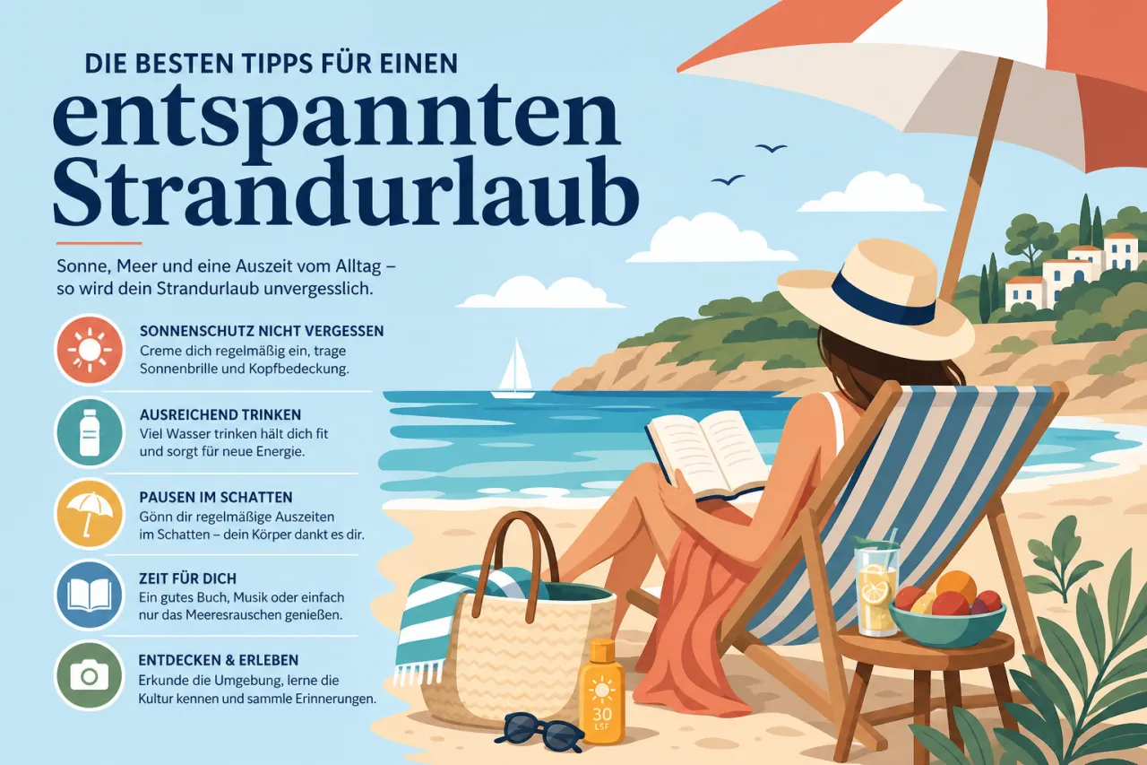 Die besten Tipps für einen entspannten Strandurlaub