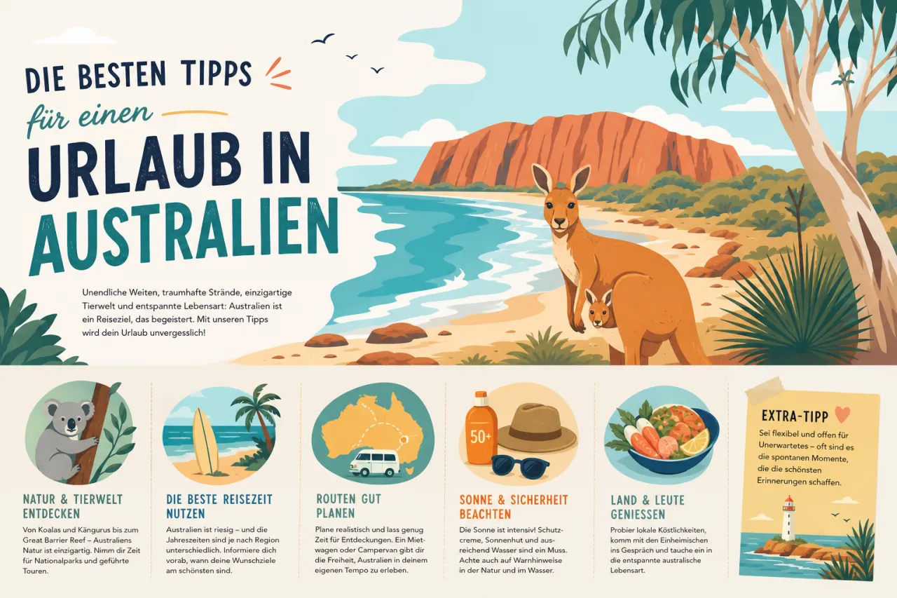 Die besten Tipps für einen Urlaub in Australien