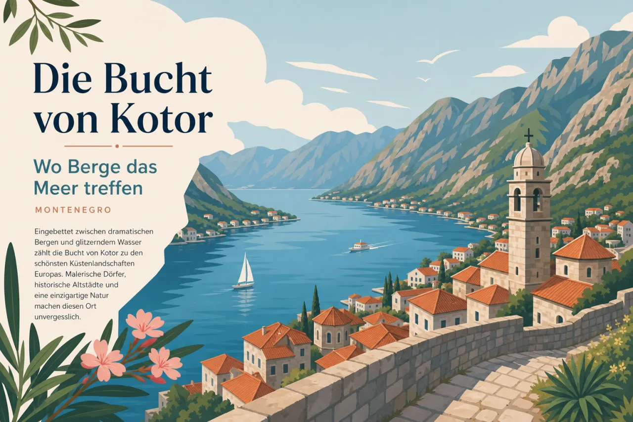 Die Bucht von Kotor — Wo Berge das Meer treffen