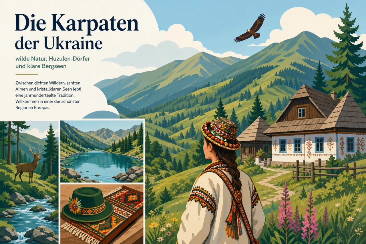 Die Karpaten Ukraines Abenteuer in wilder Natur und traditionellen Dörfern