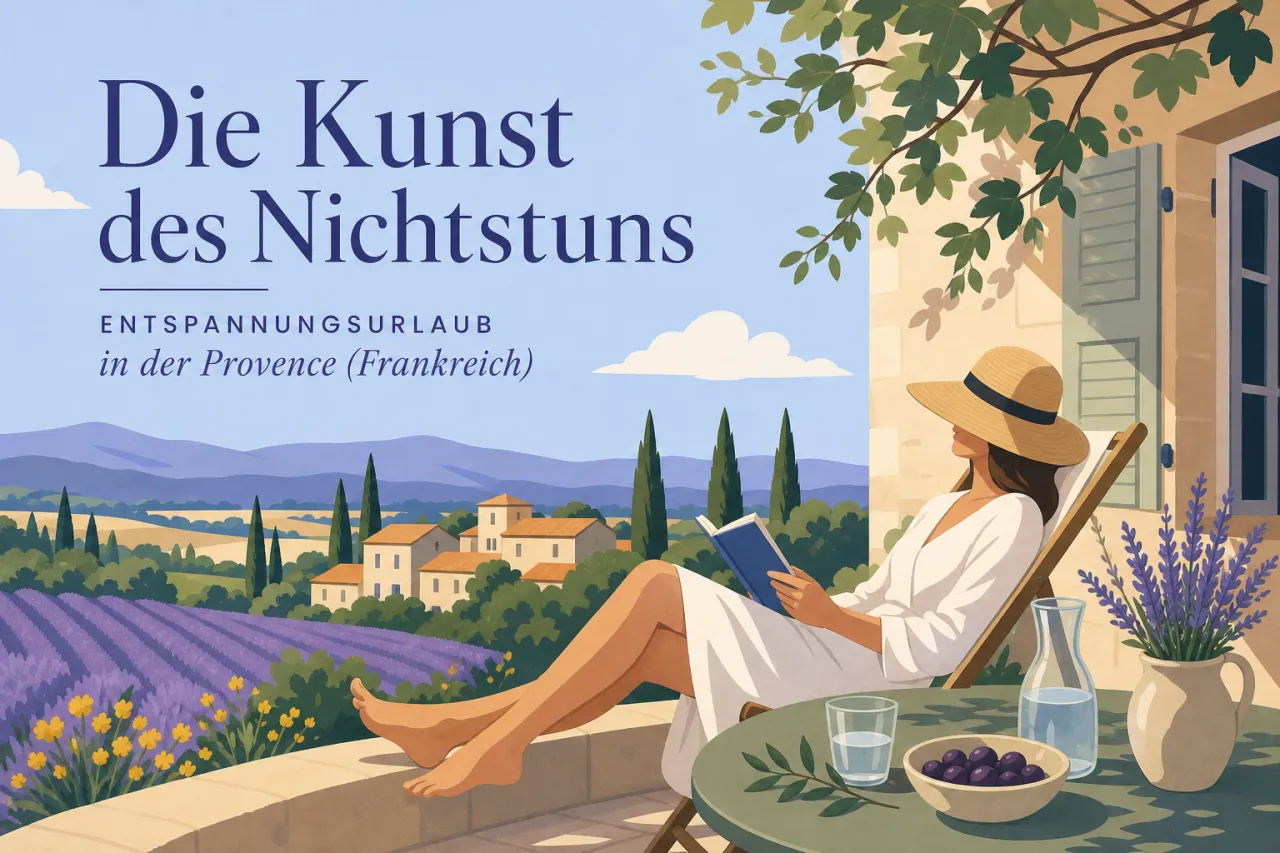 Die Kunst des Nichtstuns Entspannungsurlaub in der Provence