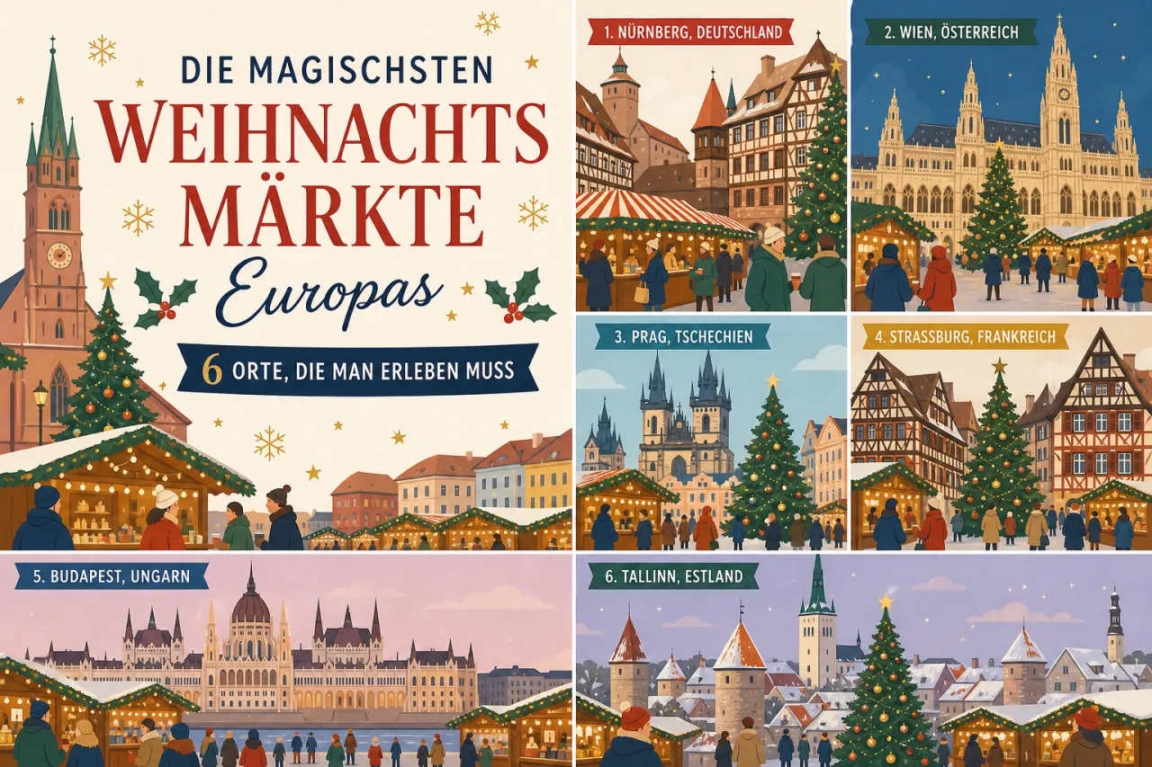 Die magischsten Weihnachtsmärkte Europas – 6 Orte, die Du erleben solltest