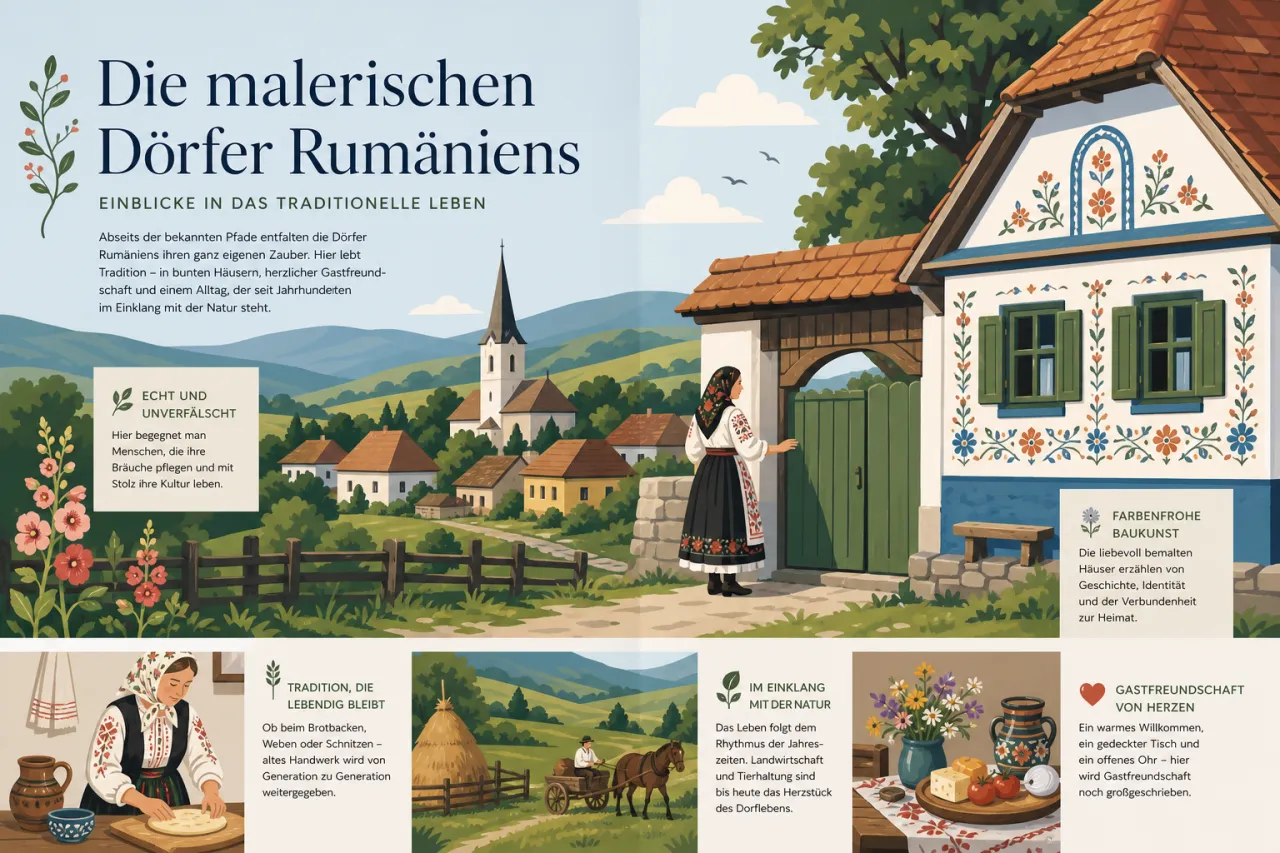 Die malerischen Dörfer Rumäniens - Einblicke in das traditionelle Leben
