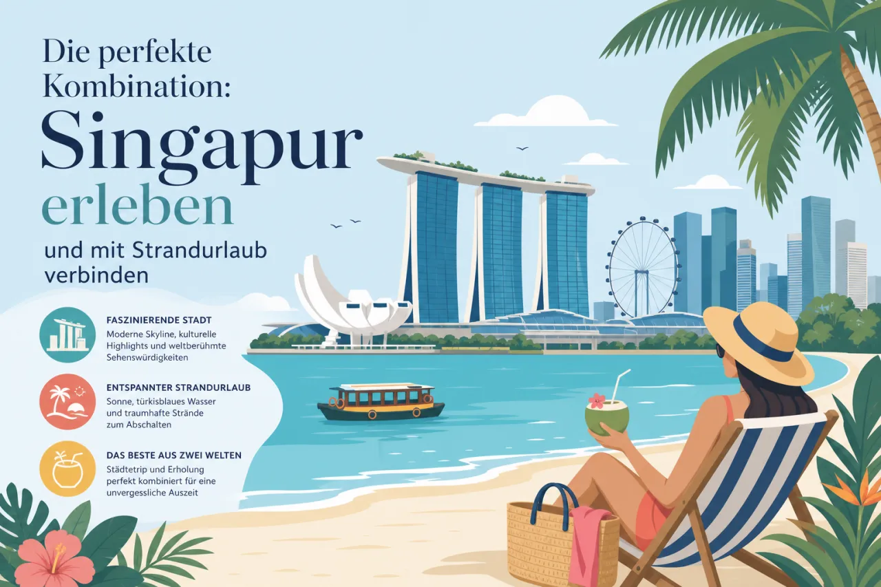 Die perfekte Kombination: Singapur erleben und mit Strandurlaub verbinden