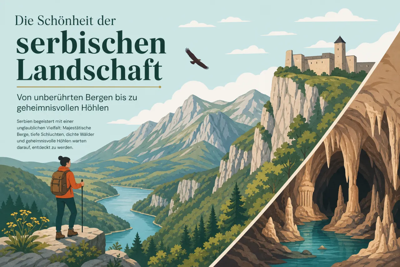 Die Schönheit der serbischen Landschaft Von unberührten Bergen bis zu geheimnisvollen Höhlen