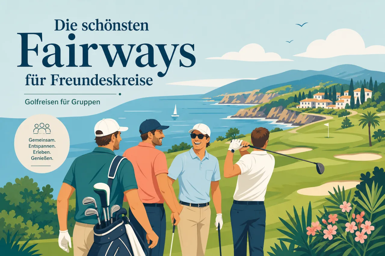 Die schönsten Fairways für Freundeskreise