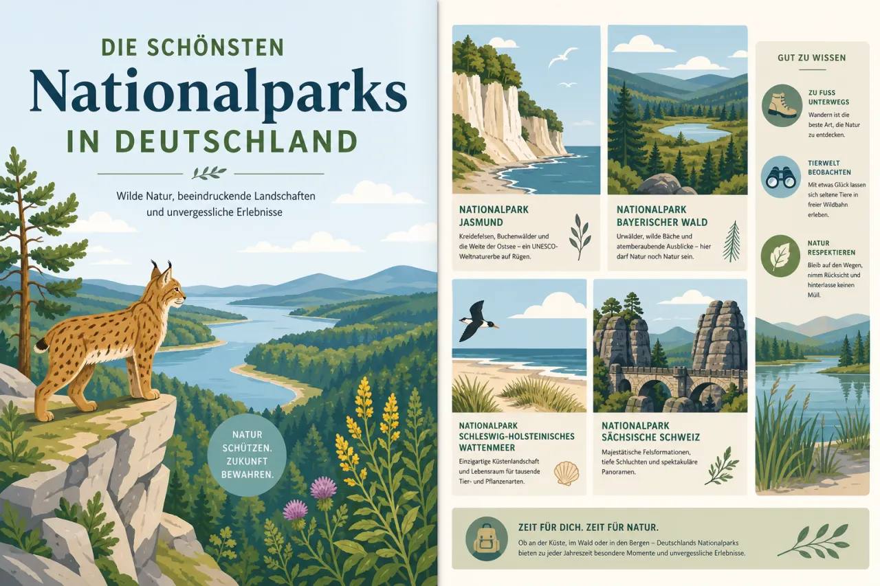 Die schönsten Nationalparks in Deutschland