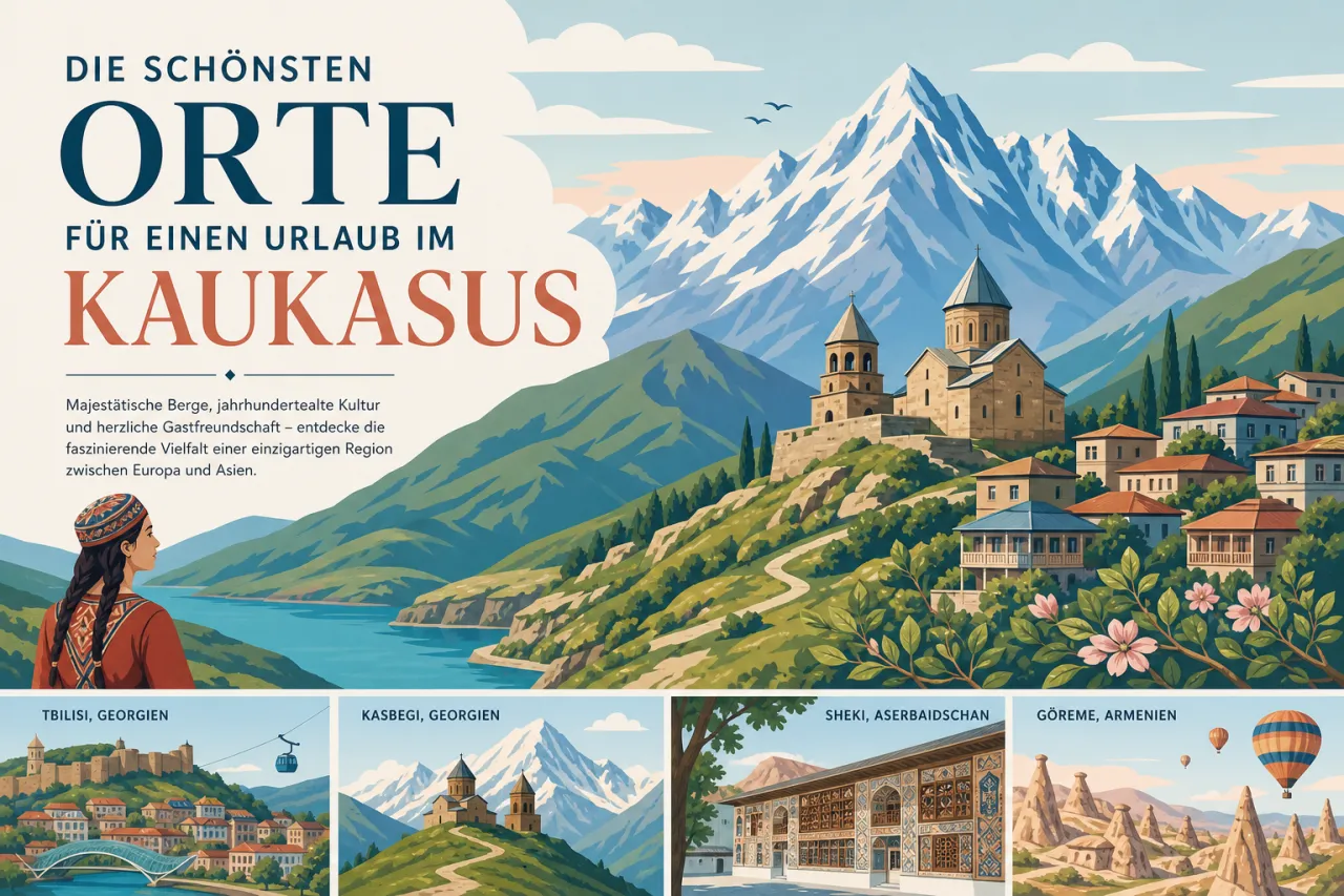 Die schönsten Orte für einen Urlaub im Kaukasus