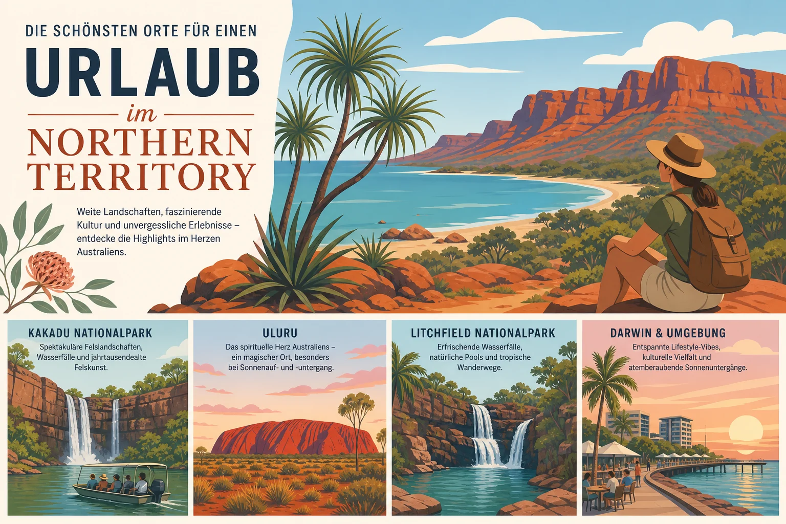 Die schönsten Orte für einen Urlaub im Northern Territory