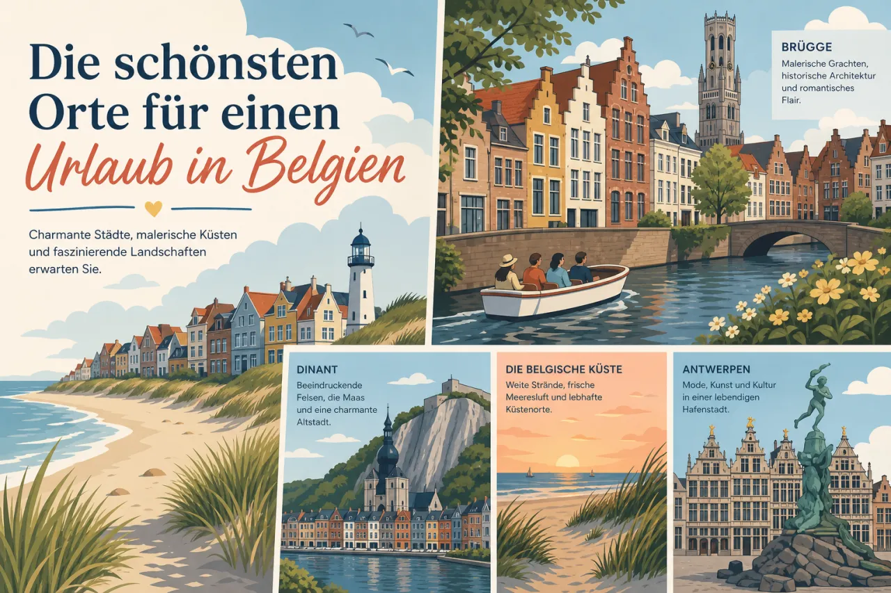 Die schönsten Orte für einen Urlaub in Belgien