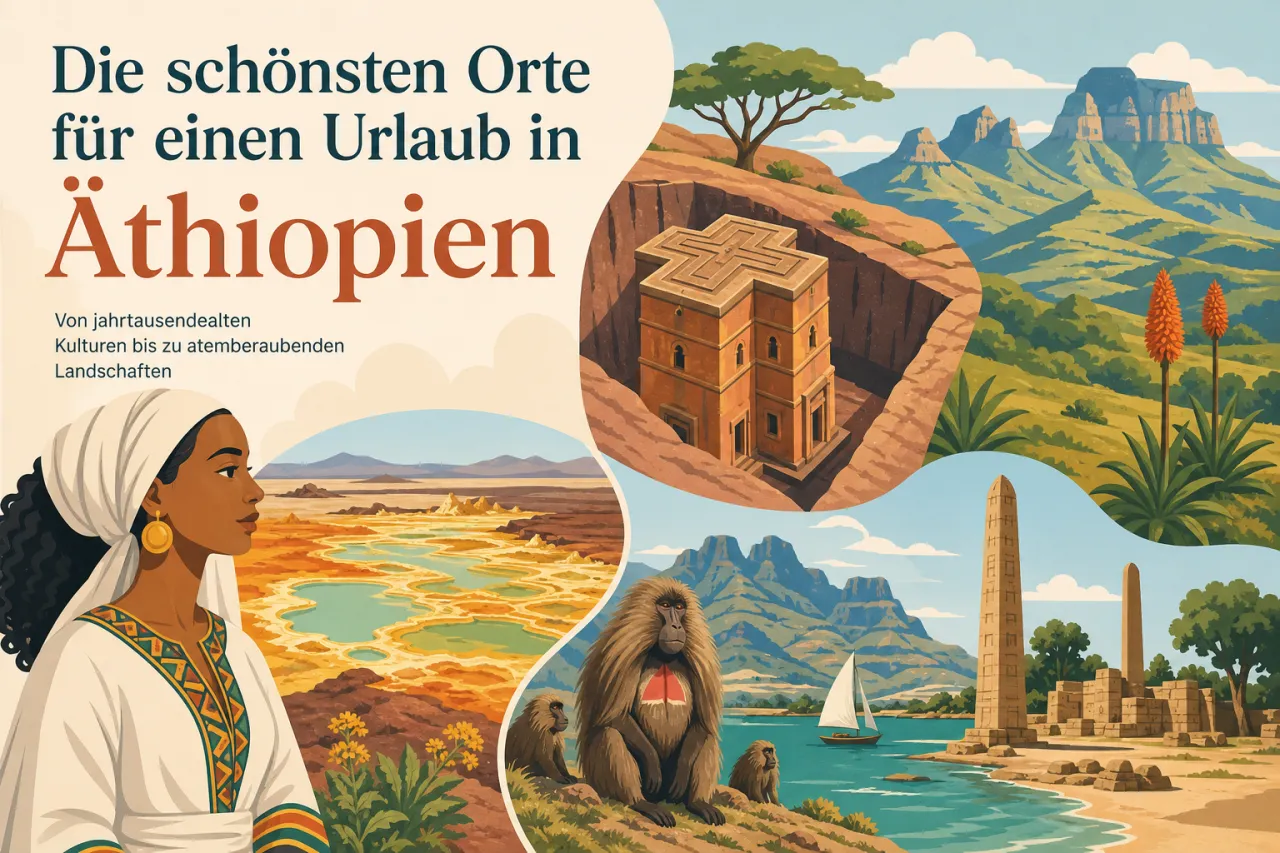 Die schönsten Orte für einen Urlaub in Äthiopien