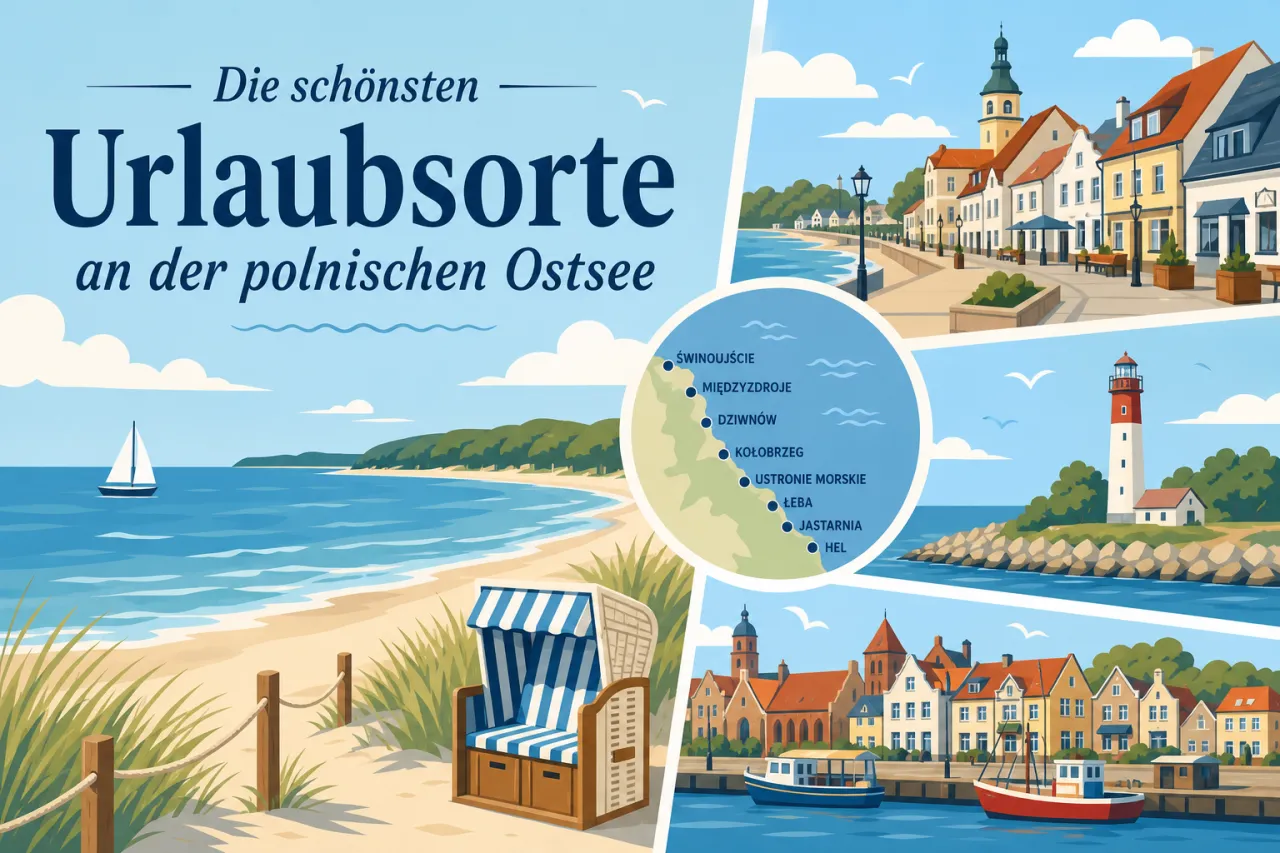 Die schönsten Urlaubsorte an der polnischen Ostsee