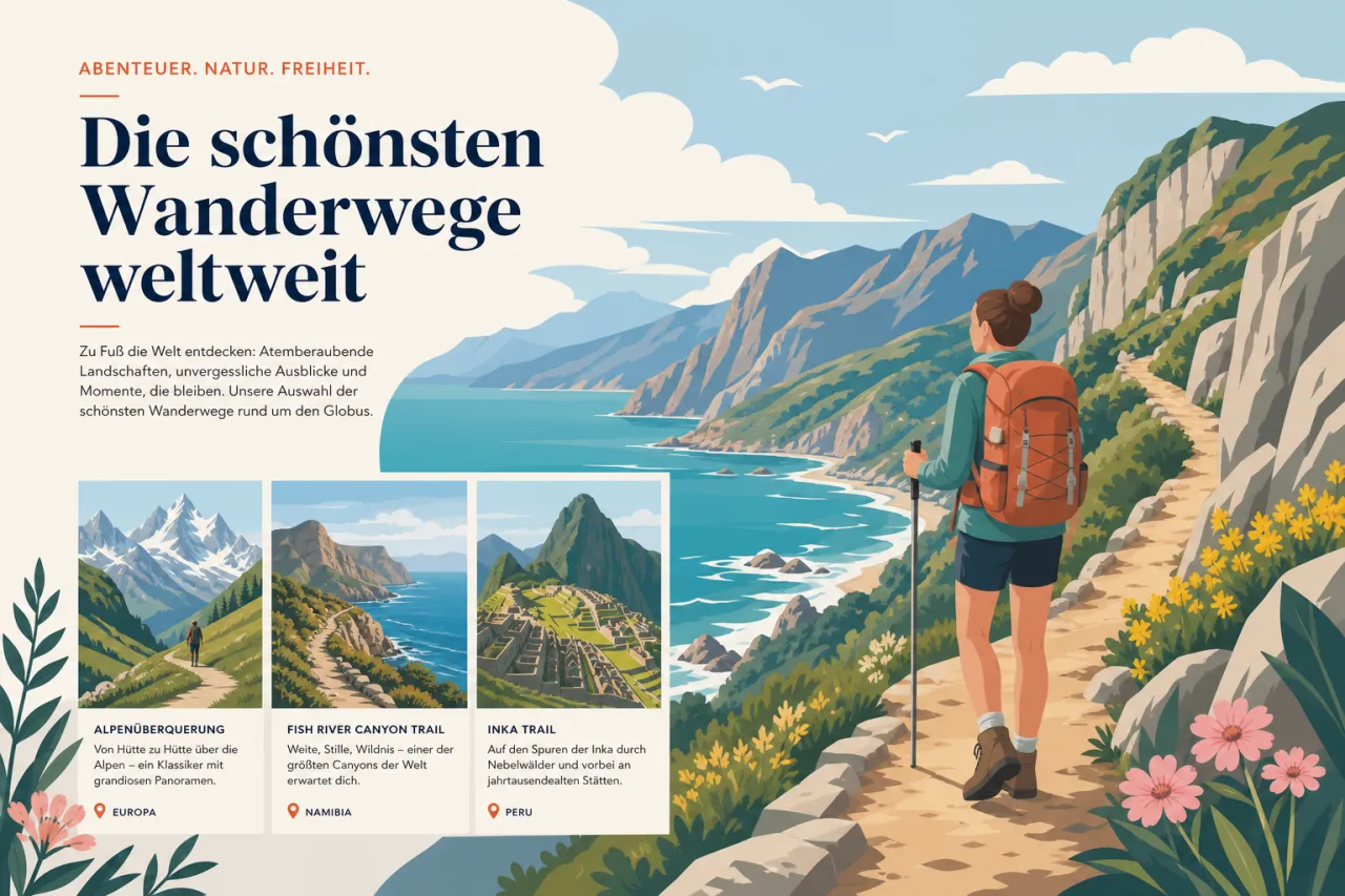 Die schönsten Wanderwege weltweit