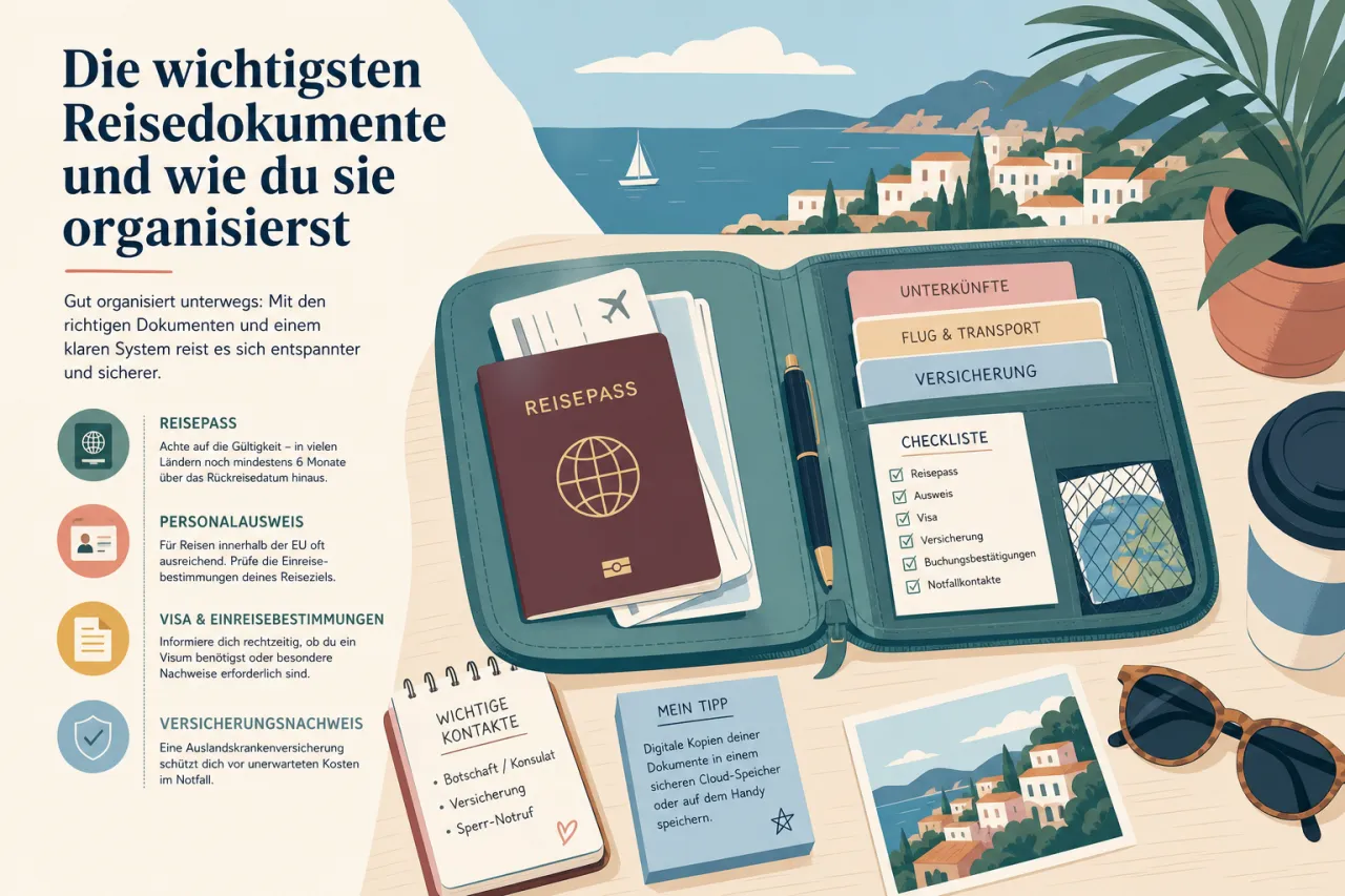 Die wichtigsten Reisedokumente und wie du sie organisierst