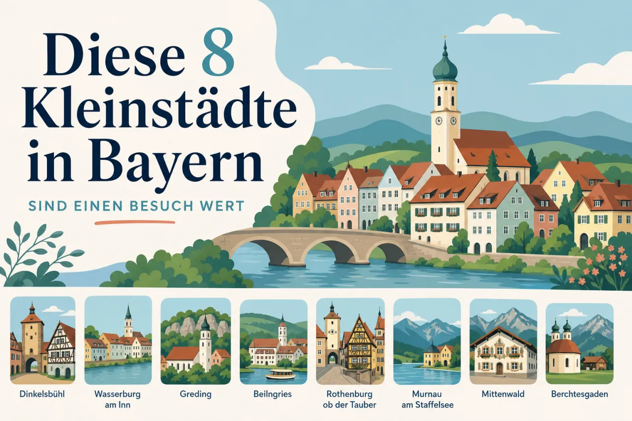 Diese 8 Kleinstädte in Bayern sind einen Besuch wert
