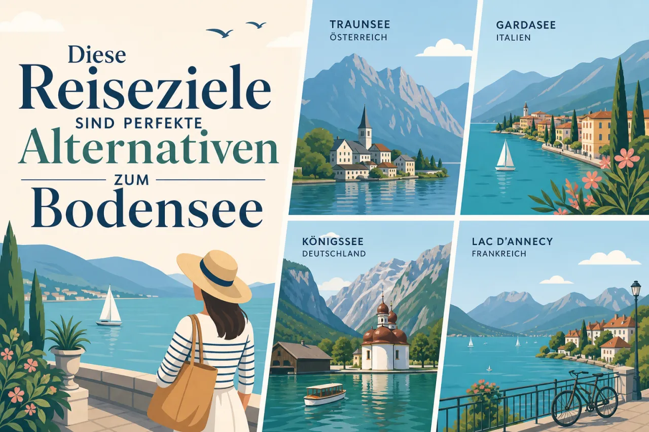 Diese Reiseziele sind perfekte Alternativen zum Bodensee