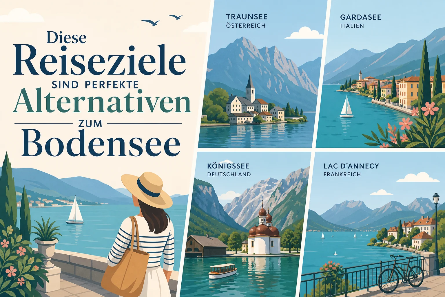 Diese Reiseziele sind perfekte Alternativen zum Bodensee