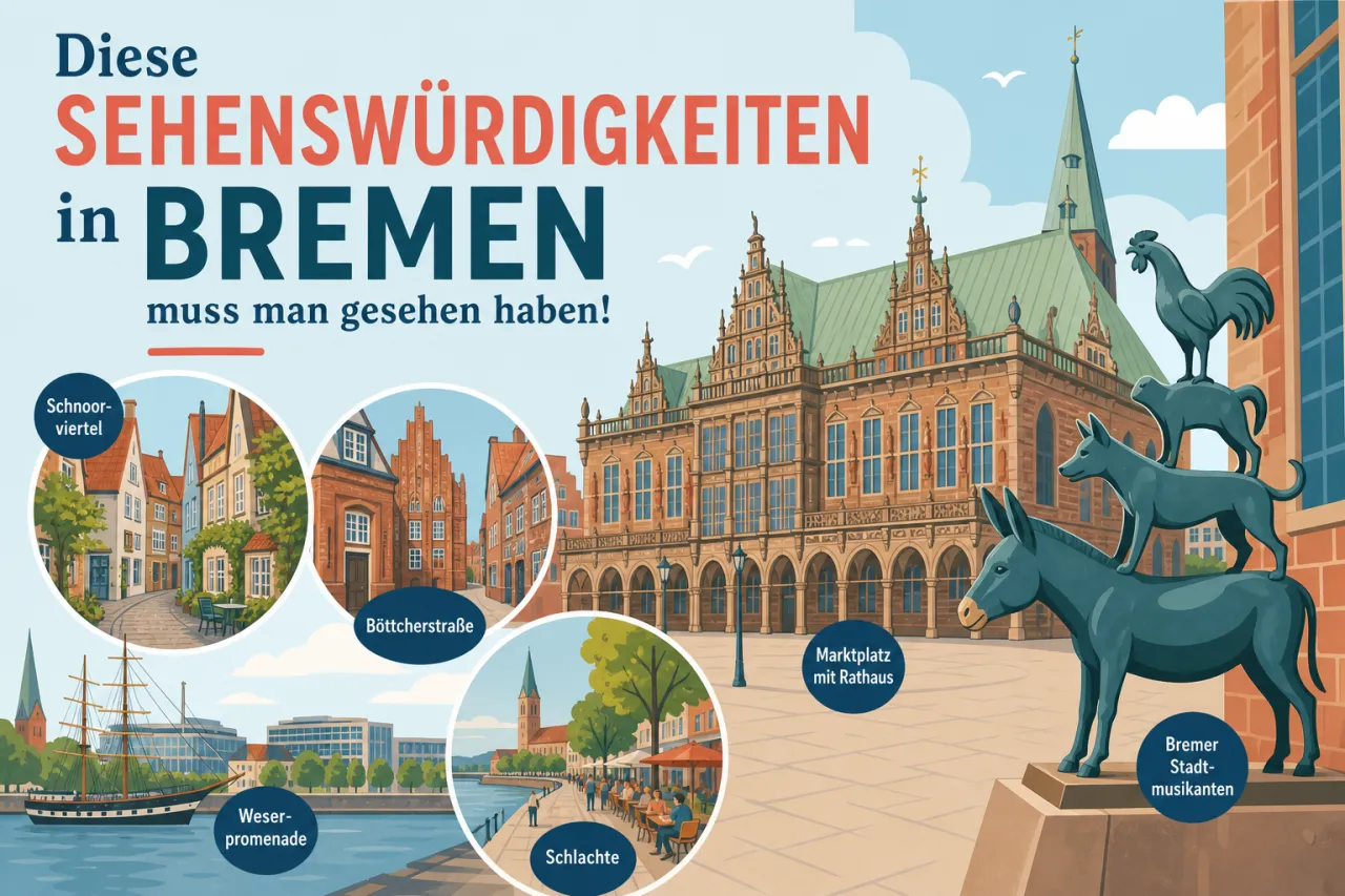 Diese Sehenswürdigkeiten in Bremen solltest Du gesehen haben