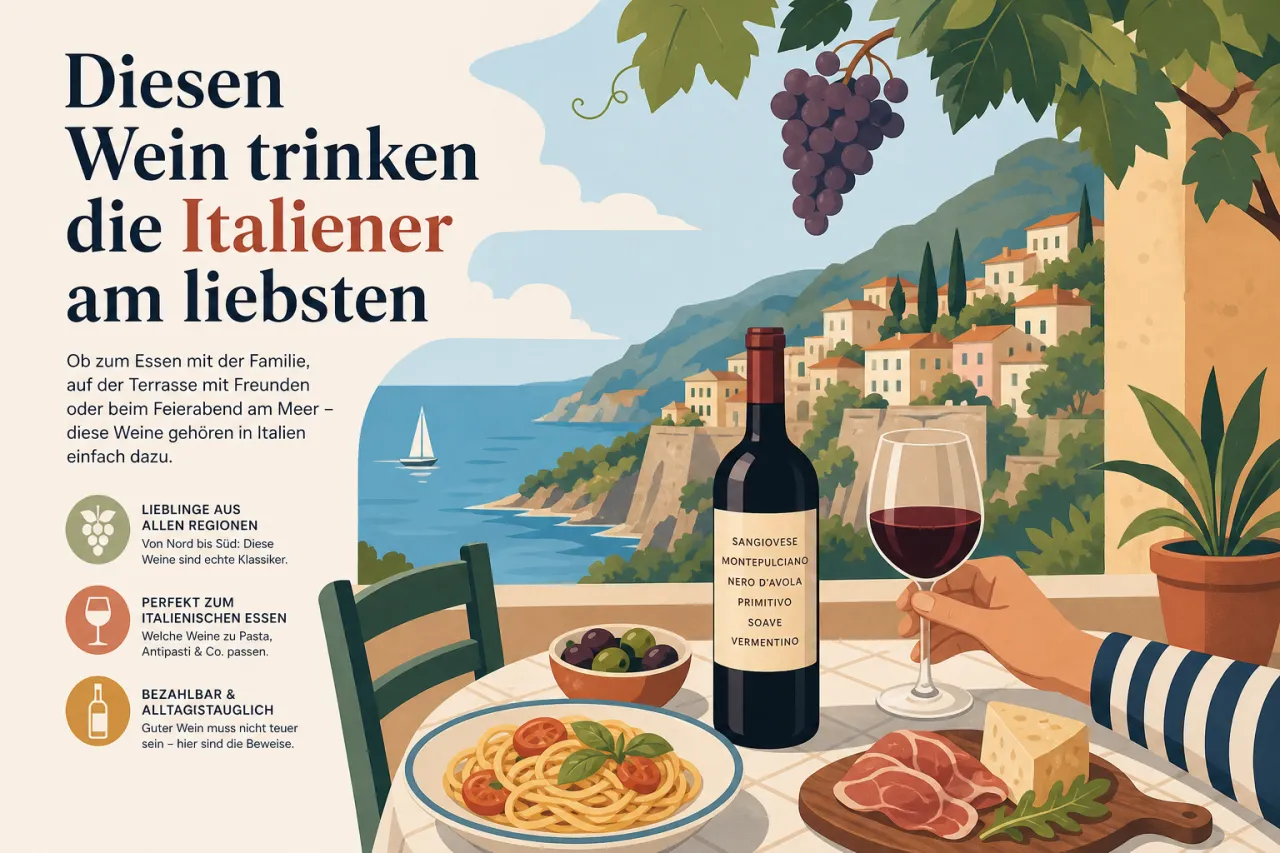 Diesen Wein trinken die Italiener am liebsten