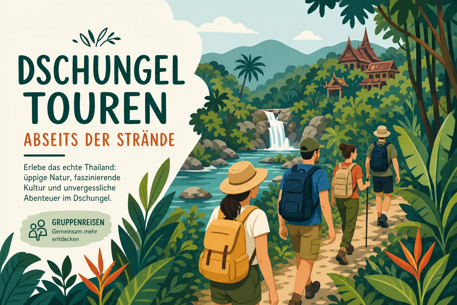 Dschungeltouren abseits der Strände