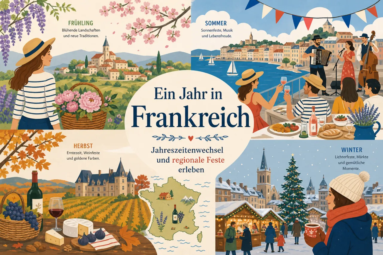 Ein Jahr in Frankreich — Jahreszeitenwechsel und regionale Feste erleben