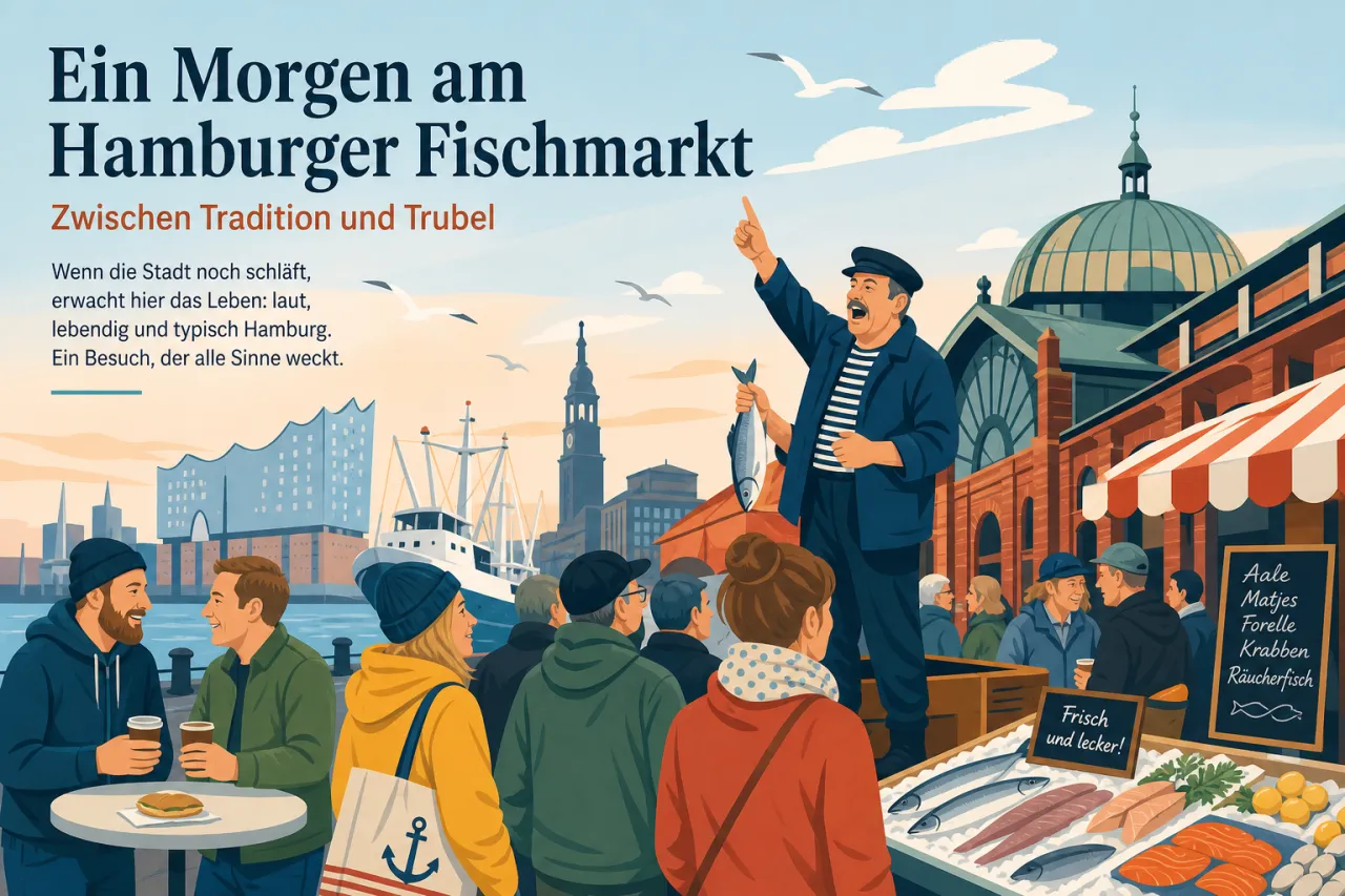 Ein Morgen am Hamburger Fischmarkt – Zwischen Tradition und Trubel