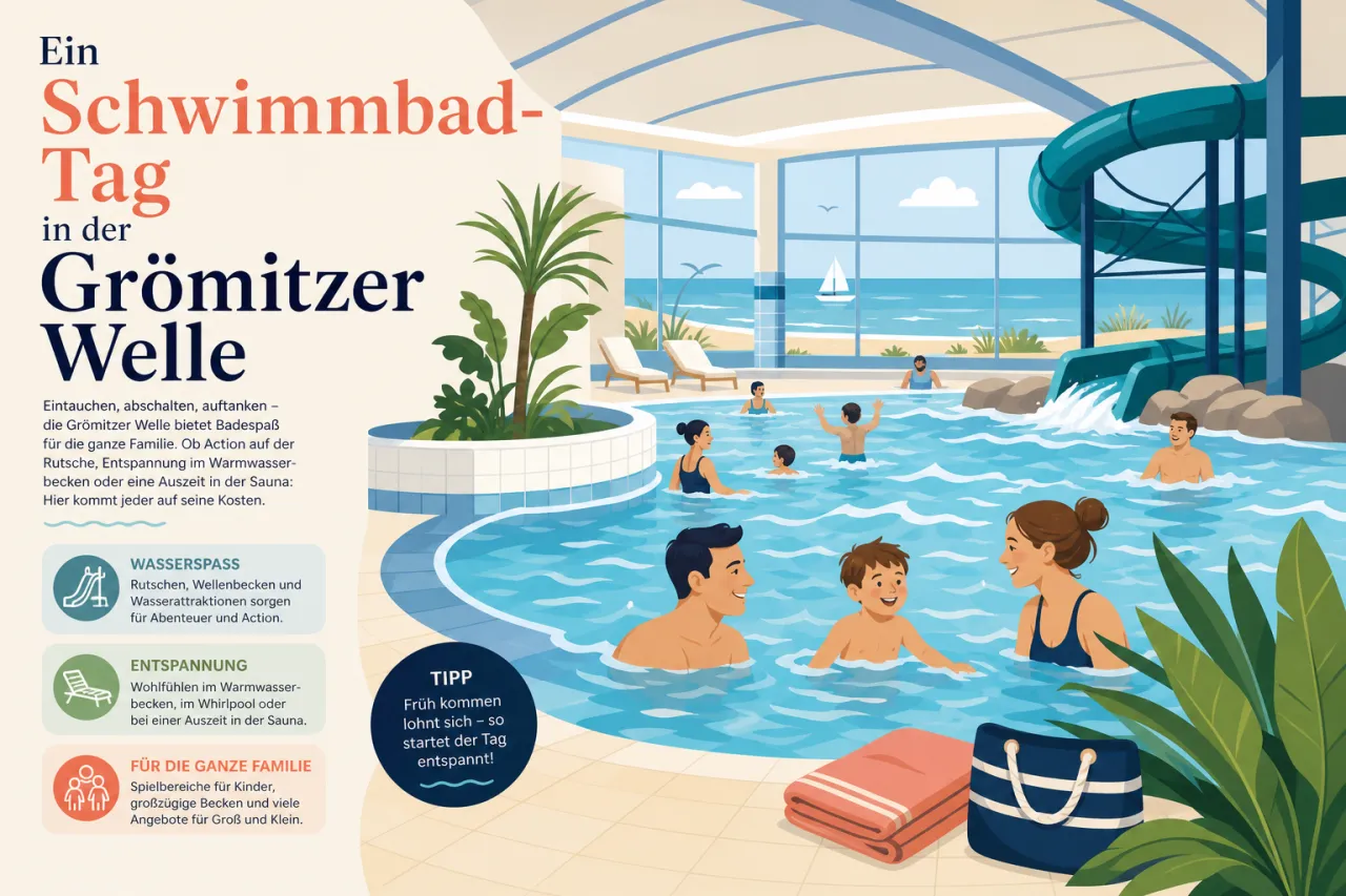 Ein Schwimmbad-Tag in der Grömitzer Welle