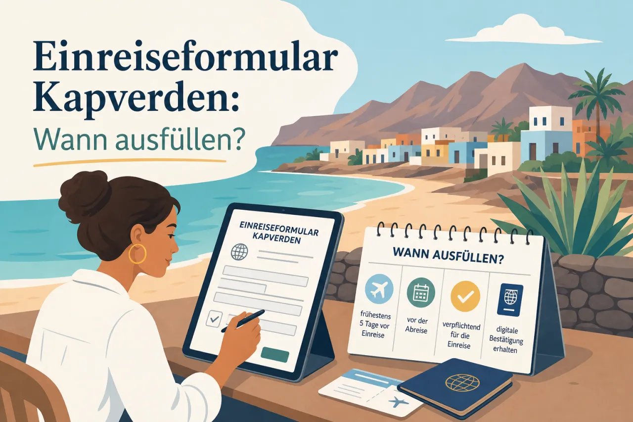 Einreiseformular Kapverden: Wann ausfüllen?