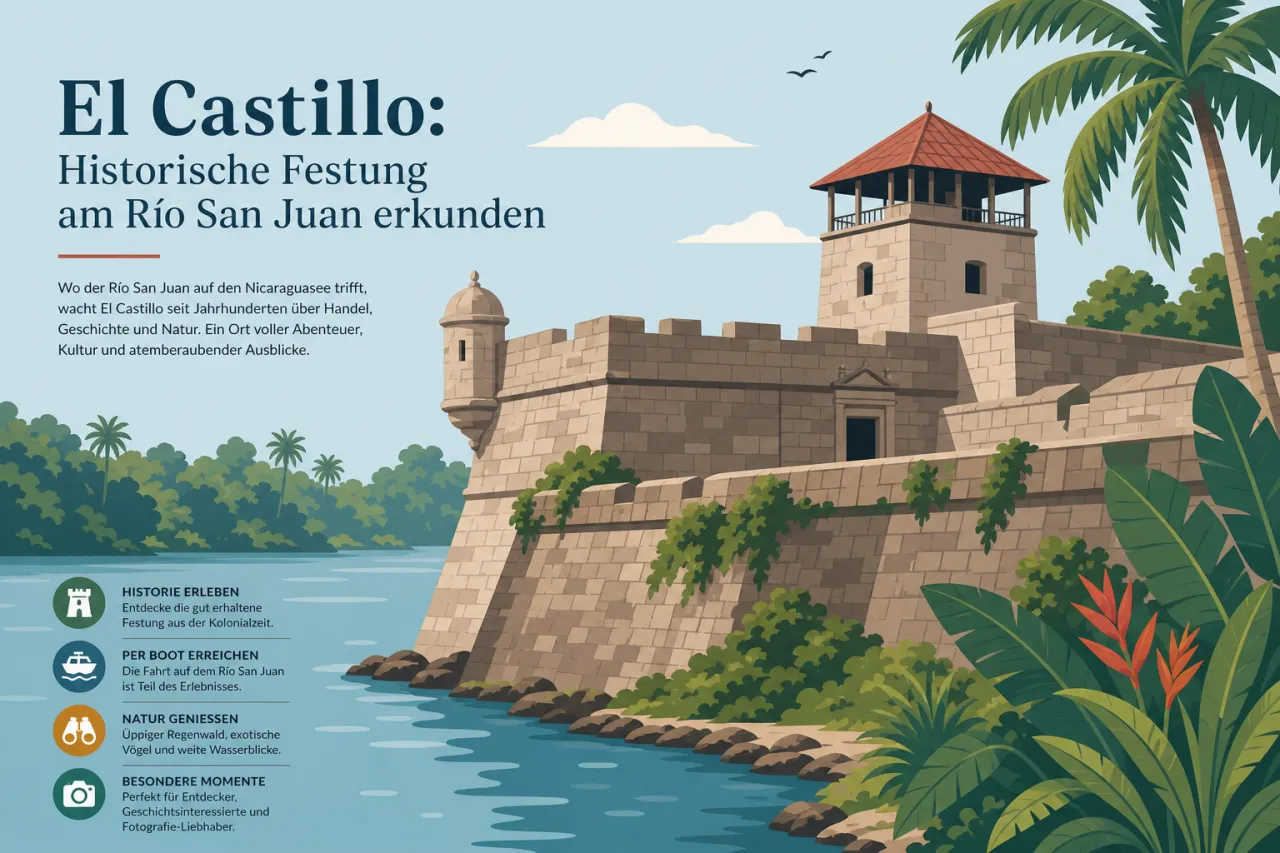 El Castillo: Historische Festung am Río San Juan erkunden