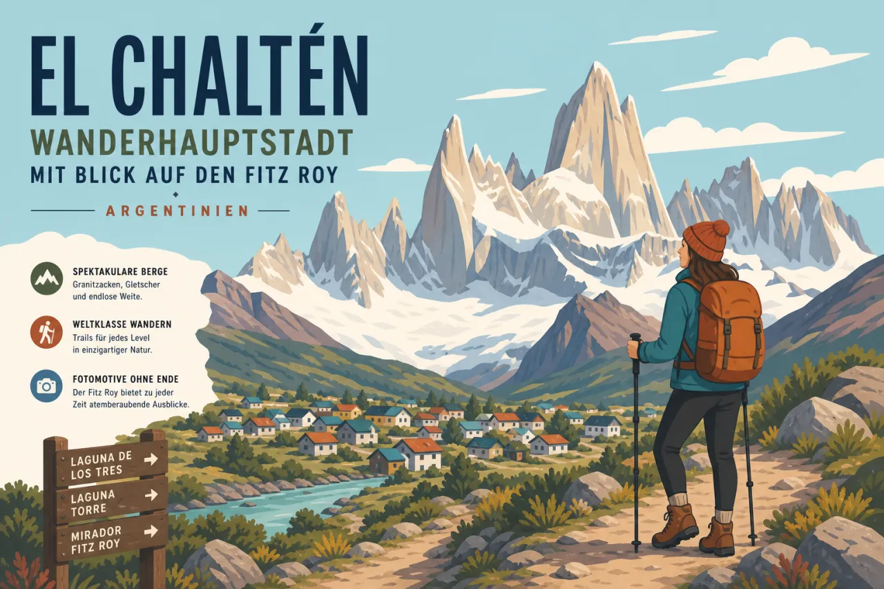 El Chaltén: Wanderhauptstadt mit Blick auf den Fitz Roy