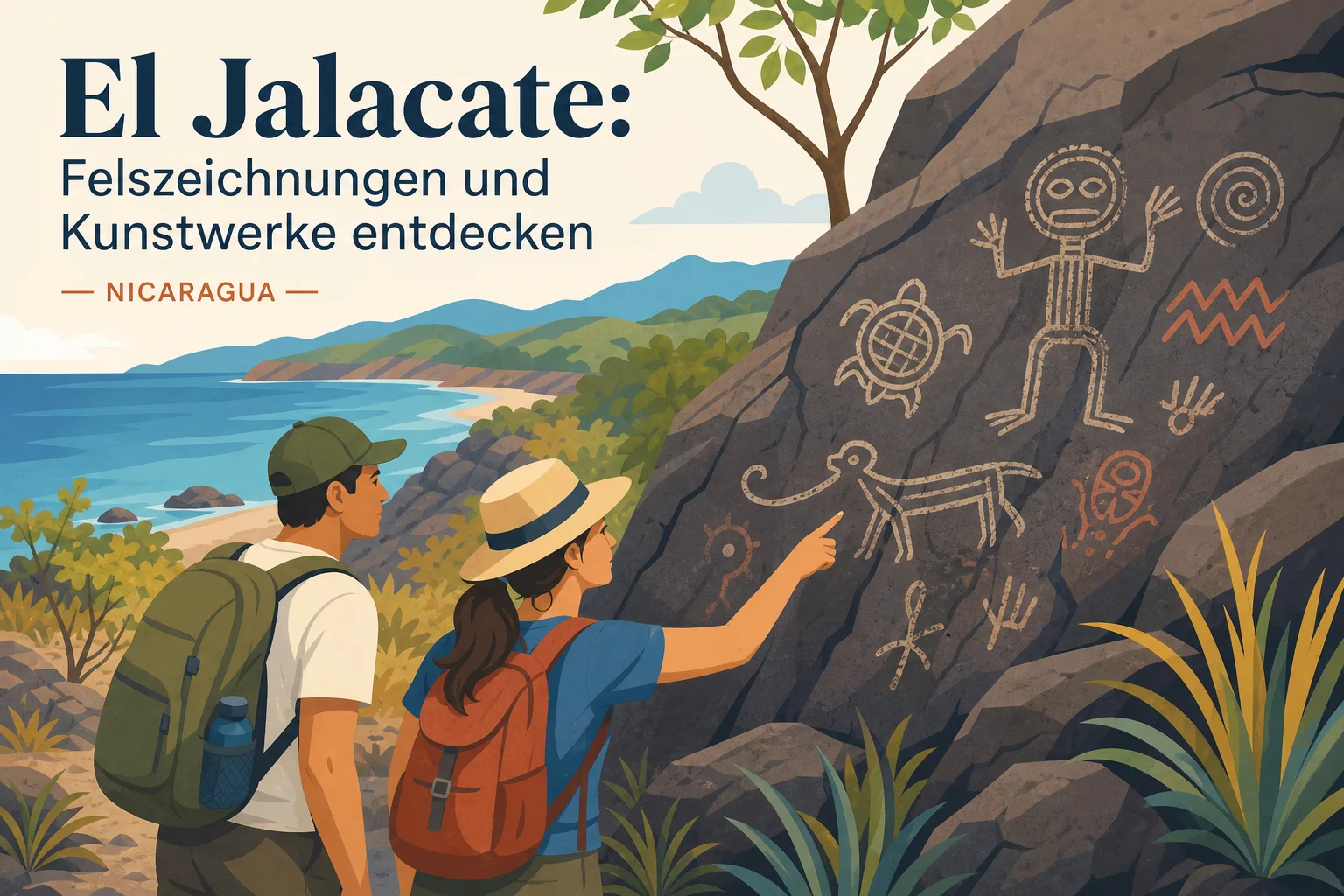 El Jalacate: Felszeichnungen und Kunstwerke entdecken