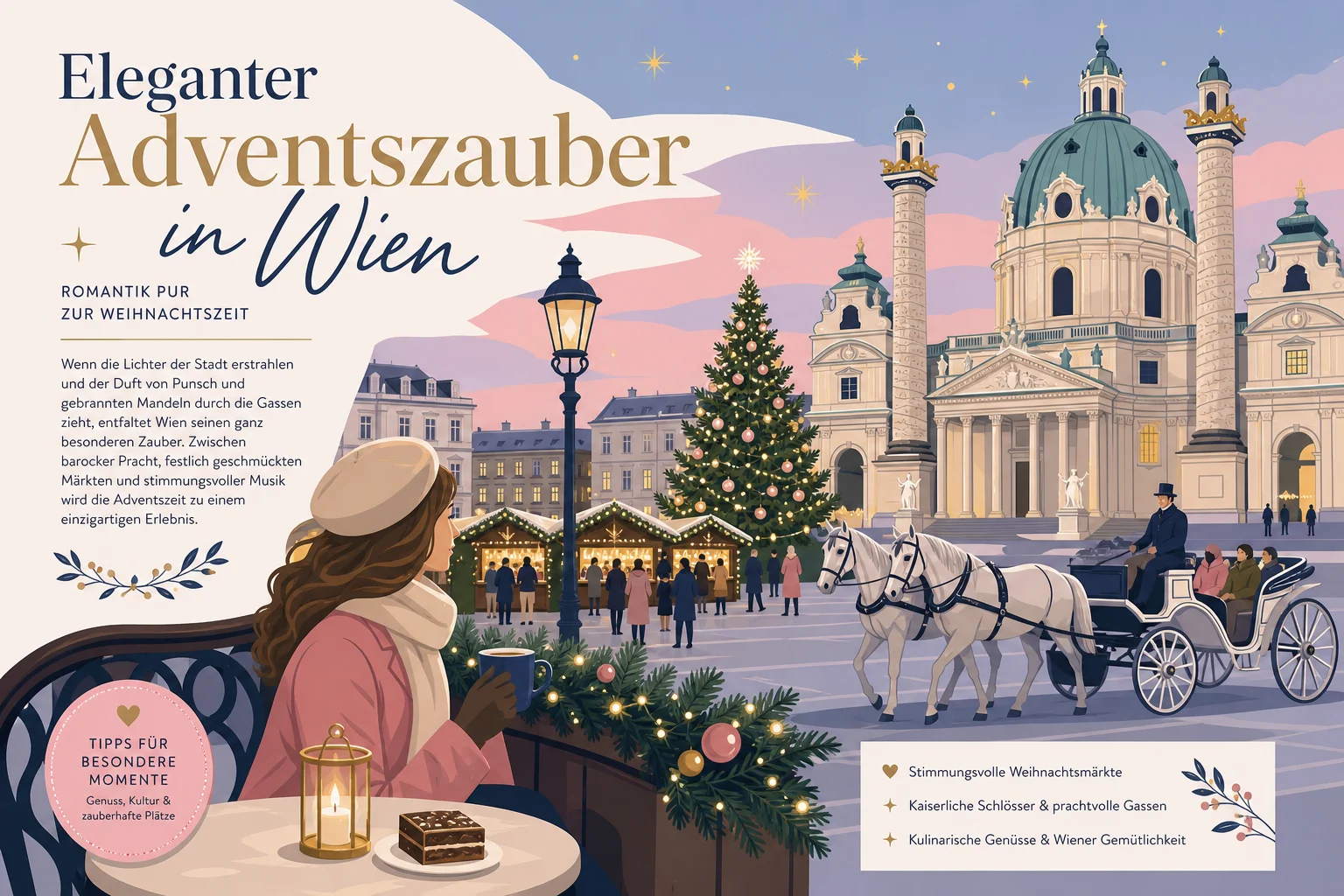 Eleganter Adventszauber in Wien – Romantik pur zur Weihnachtszeit