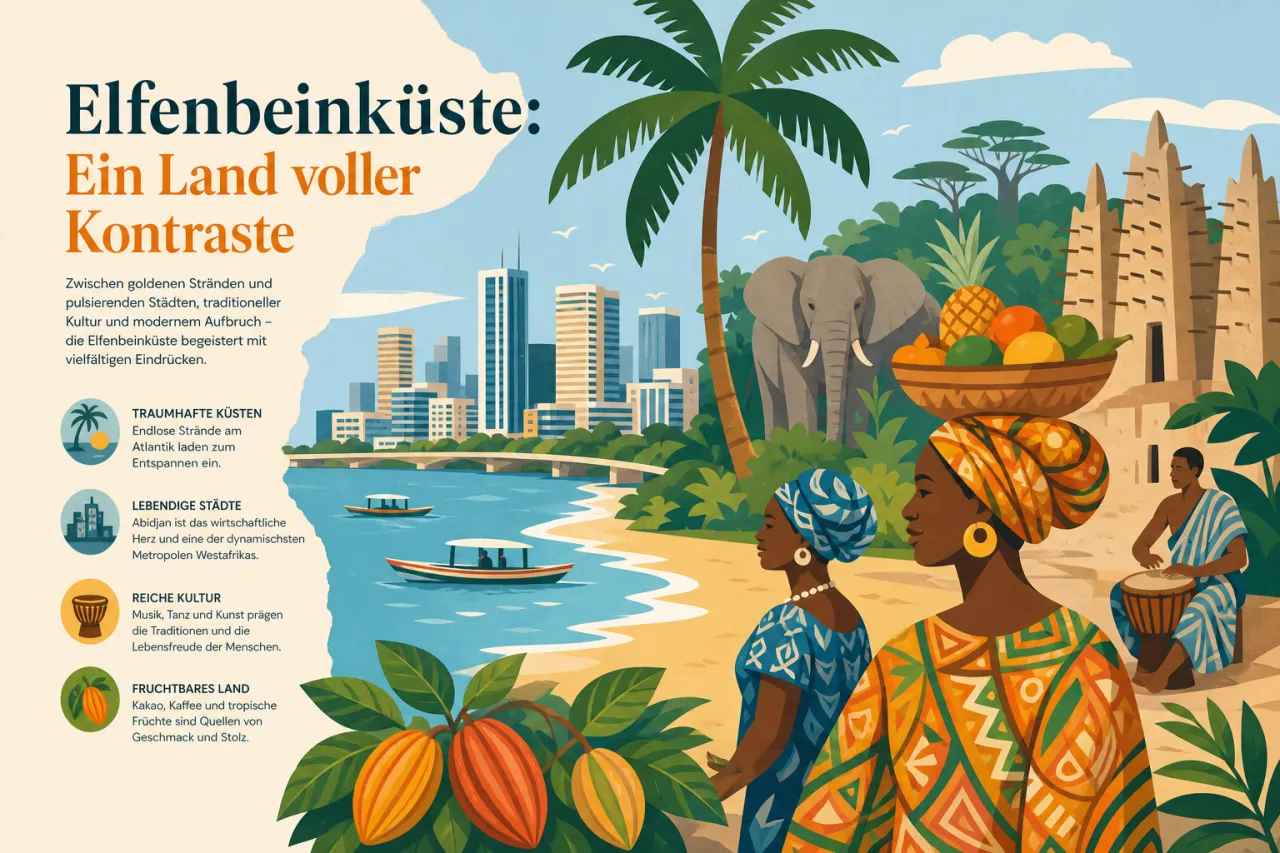 Elfenbeinküste: Ein Land voller Kontraste