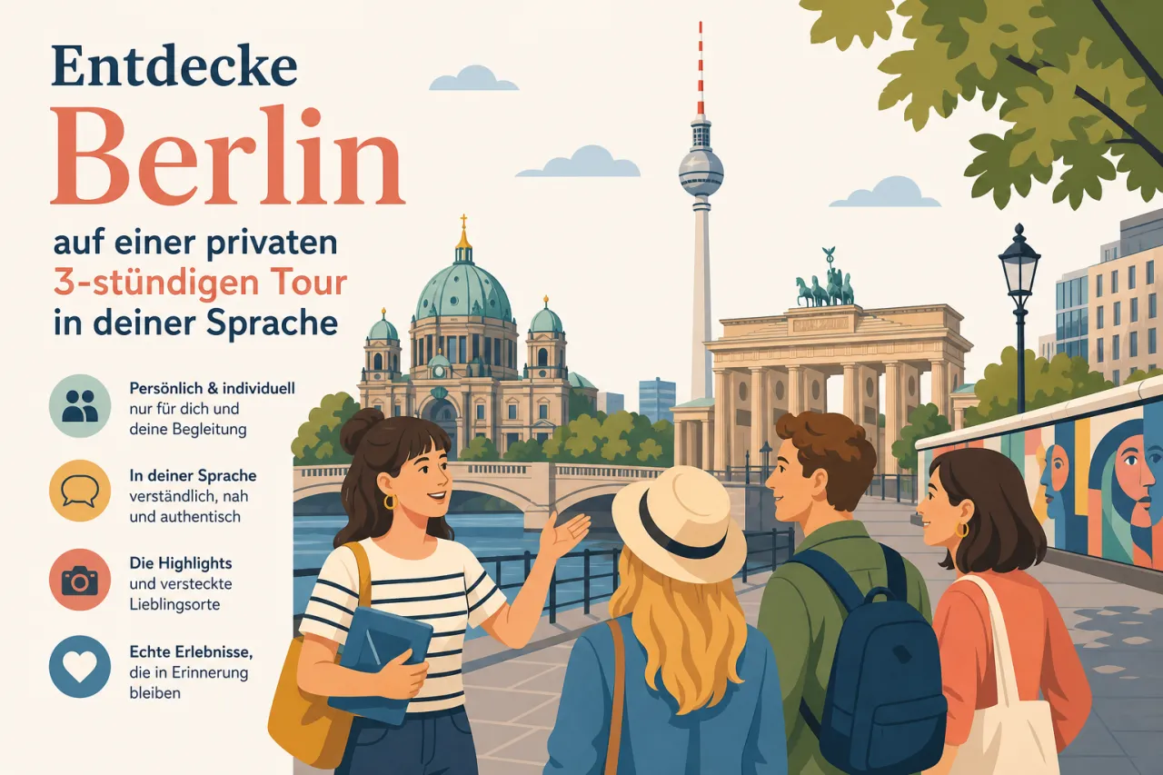 Berlin auf einer privaten 3-stündigen Tour in deiner Sprache