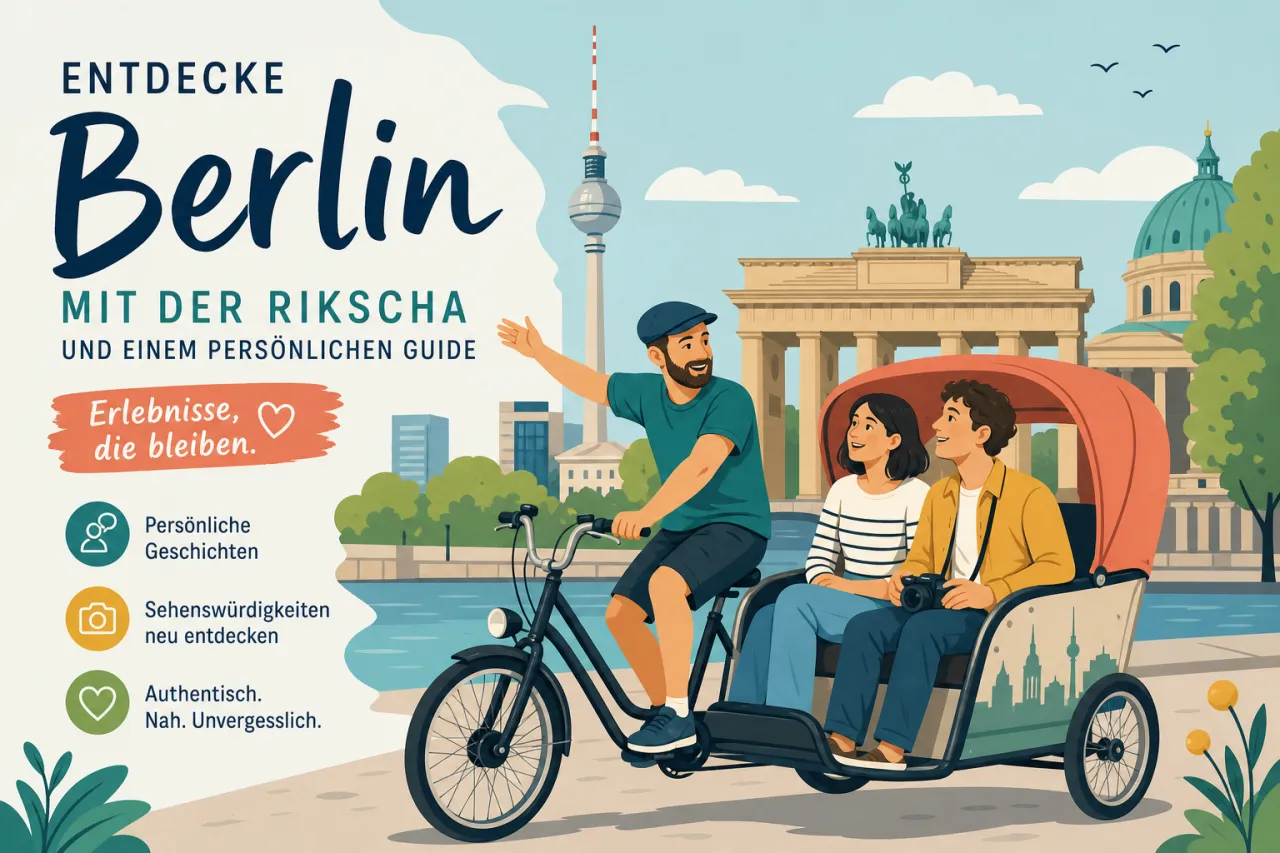 Entdecke Berlin mit der Rikscha und einem persönlichen Guide