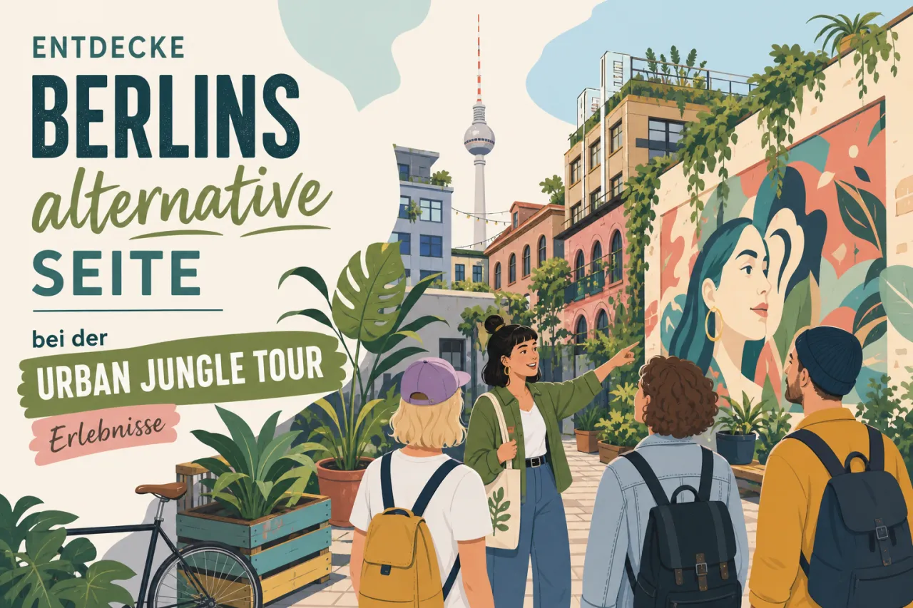 Urban Jungle Tour in Berlin: Alternative Kieze, Street Art und versteckte Orte