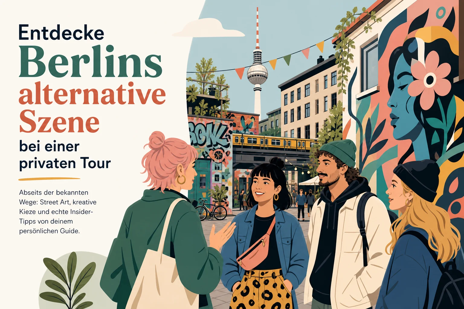 Berlins alternative Szene bei einer privaten Tour