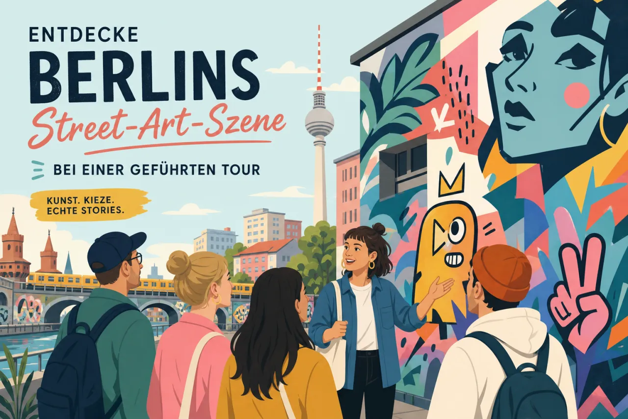 Berlins Street-Art-Szene bei einer geführten Tour