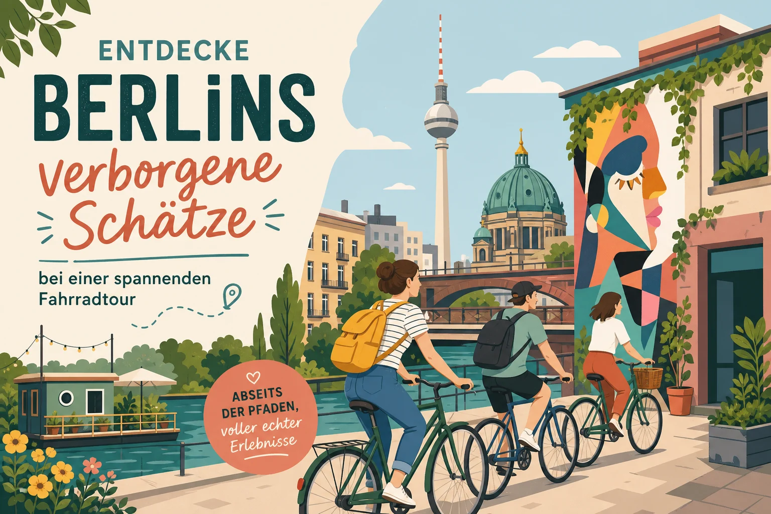 Berlins verborgene Schätze per Fahrrad entdecken