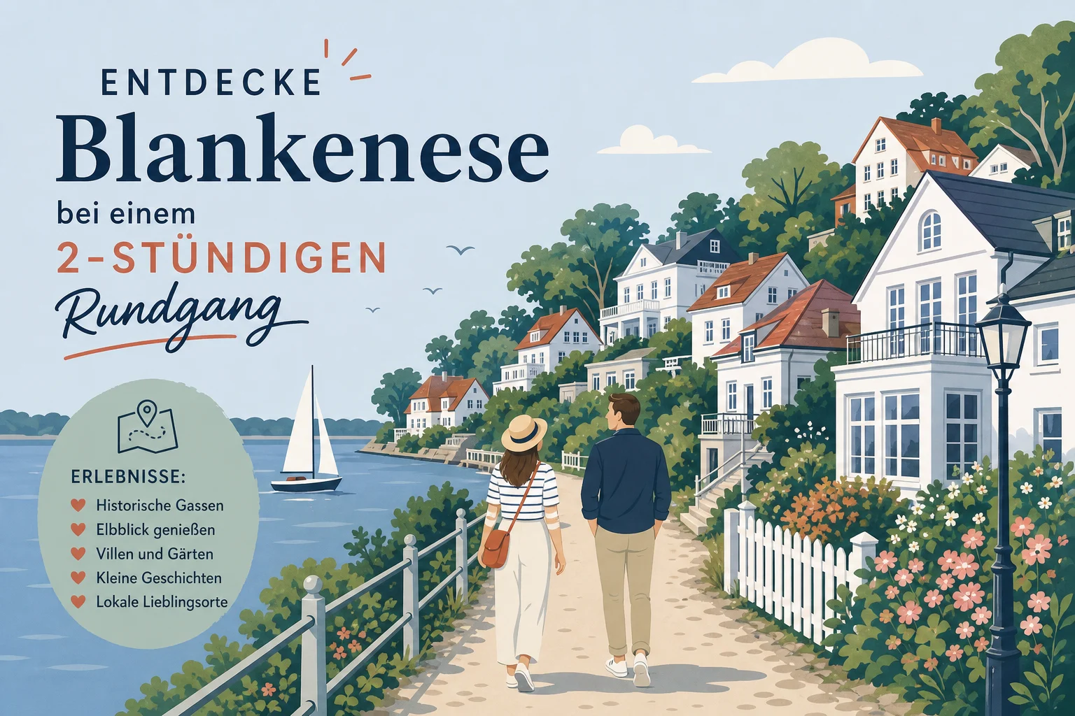 Entdecke Blankenese bei einem 2-stündigen Rundgang