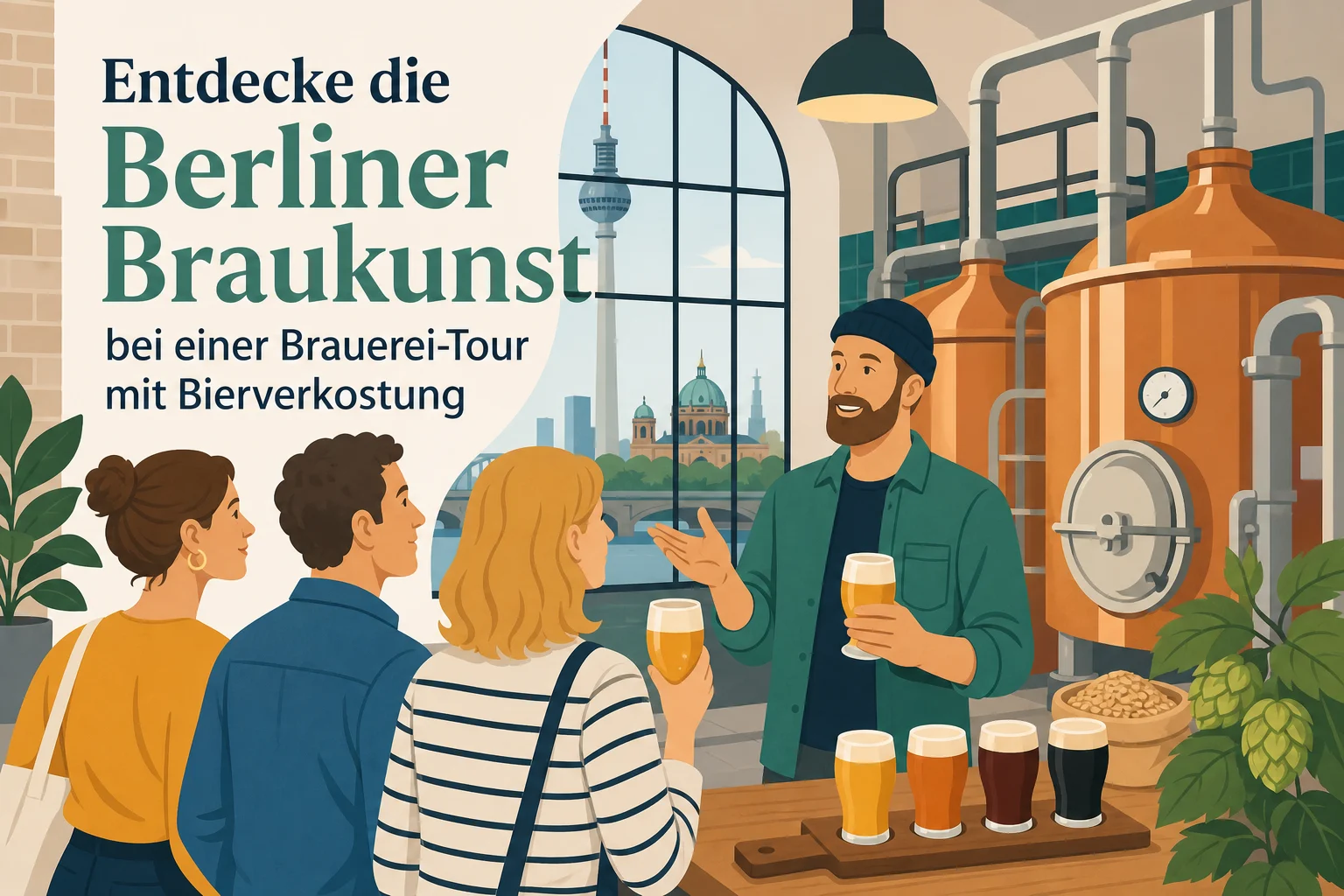 Berliner Brauerei-Tour mit Bierverkostung: Berliner Berg erleben