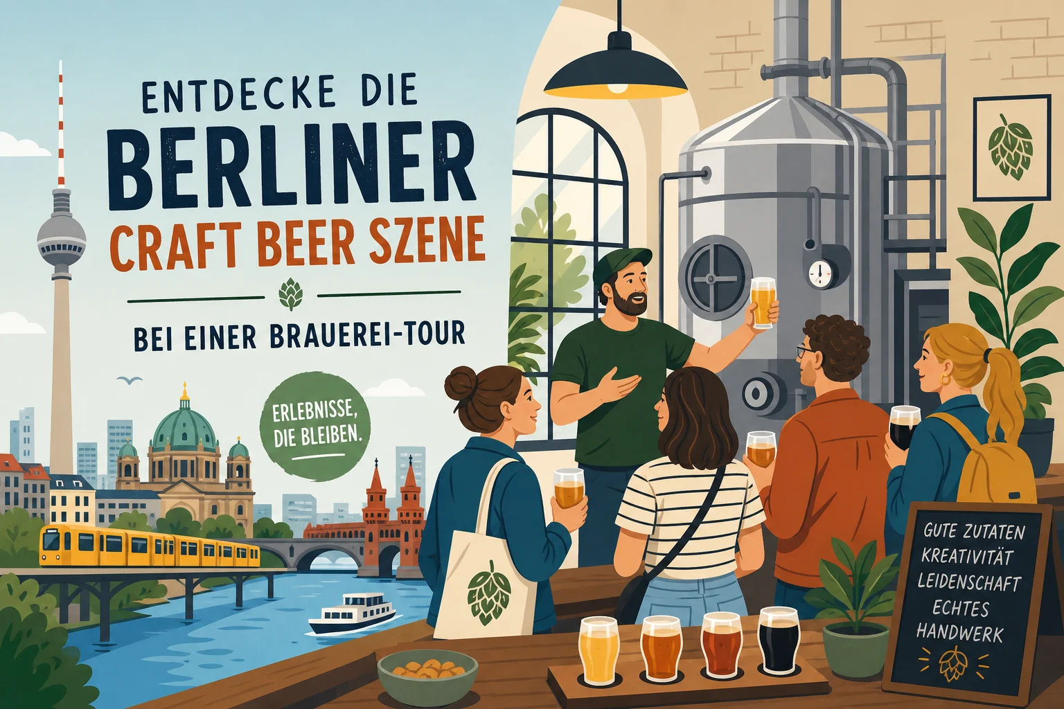 Entdecke die Berliner Craft Beer Szene bei einer Brauerei-Tour