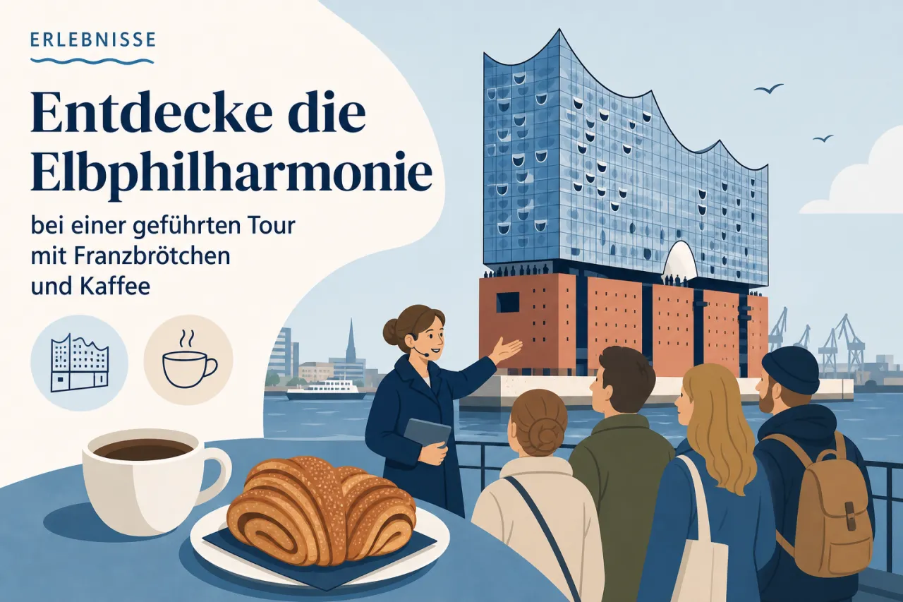 Elbphilharmonie-Tour mit Franzbrötchen und Kaffee