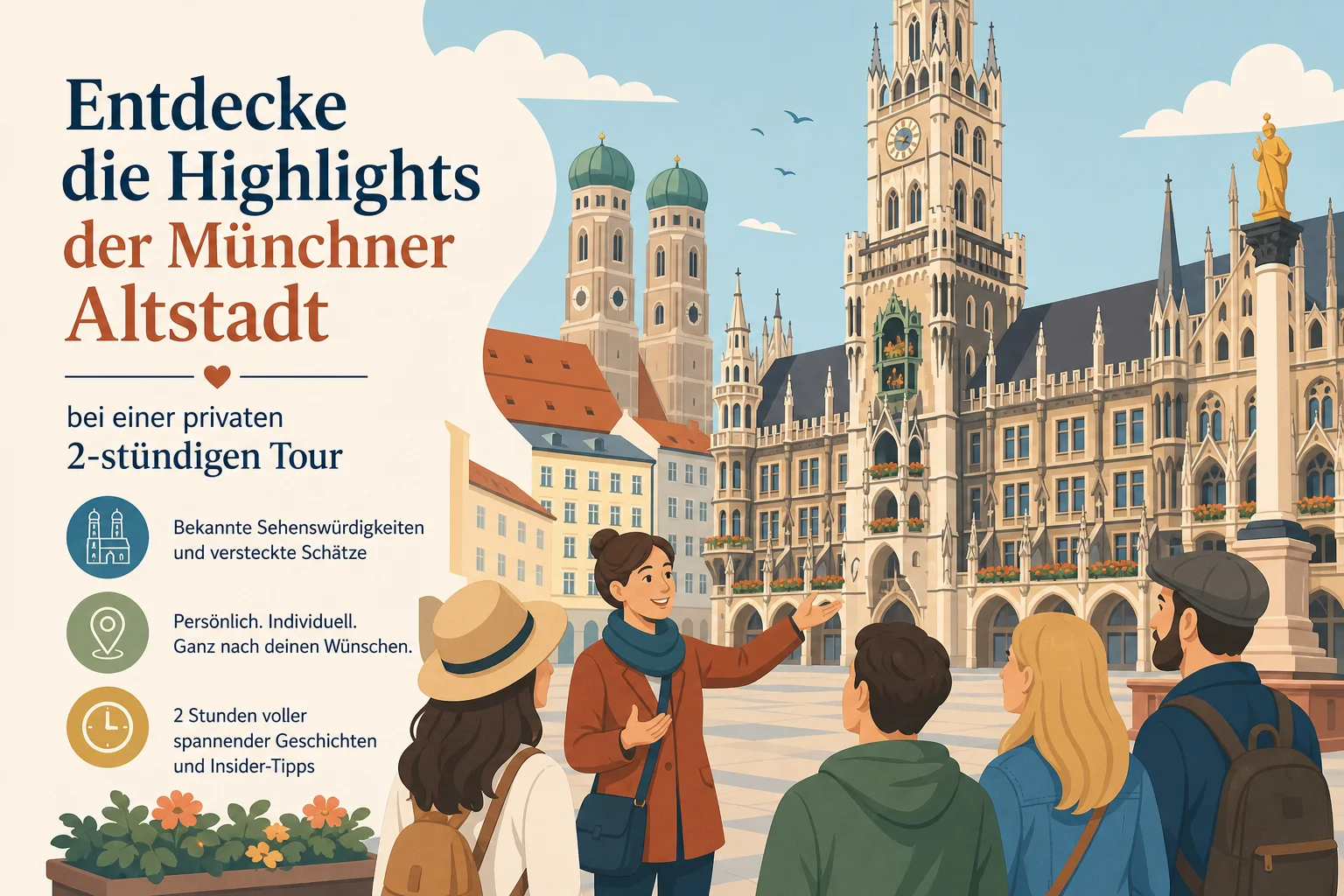 Entdecke die Highlights der Münchner Altstadt bei einer privaten 2-stündigen Tour