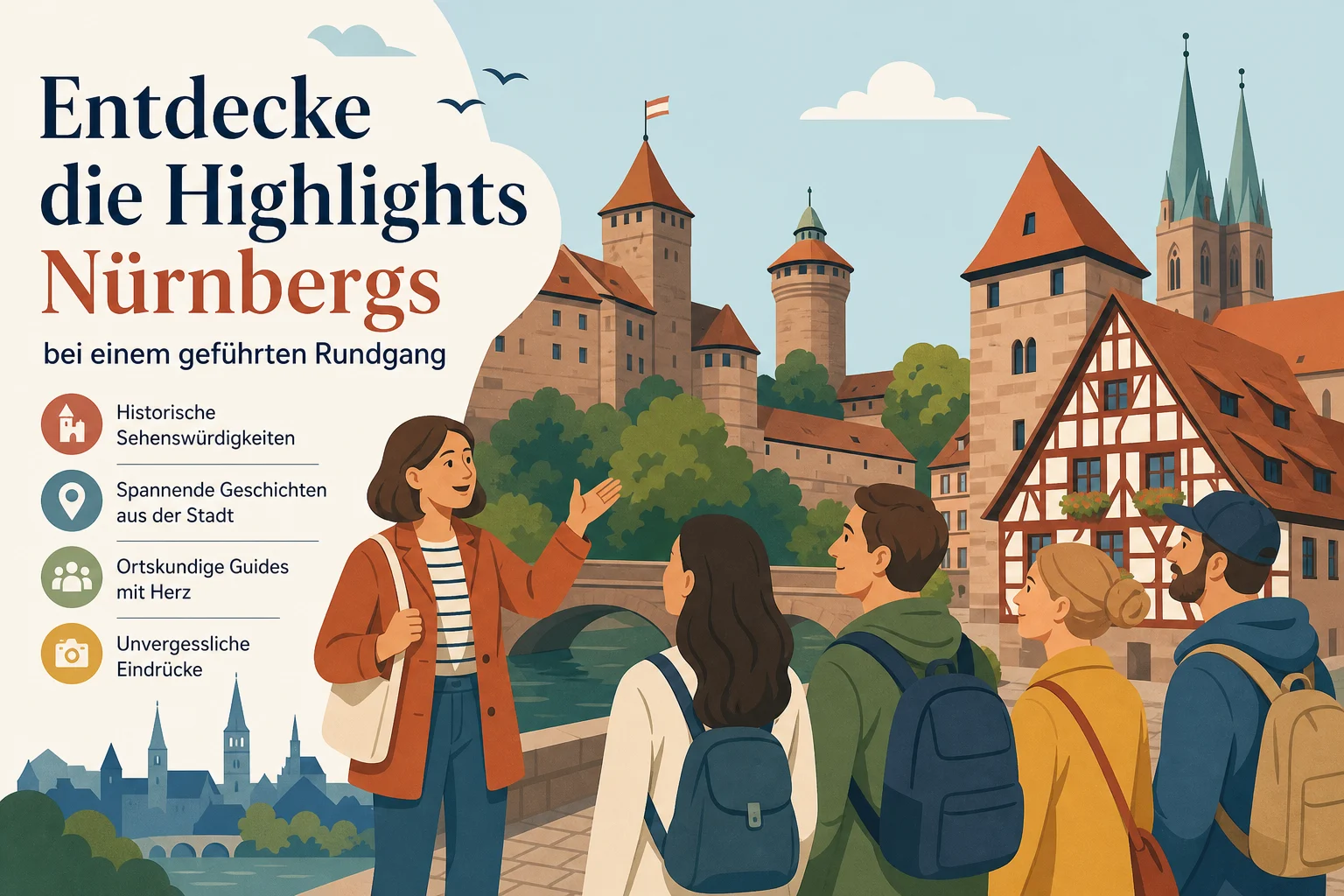 Entdecke die Highlights Nürnbergs bei einem geführten Rundgang