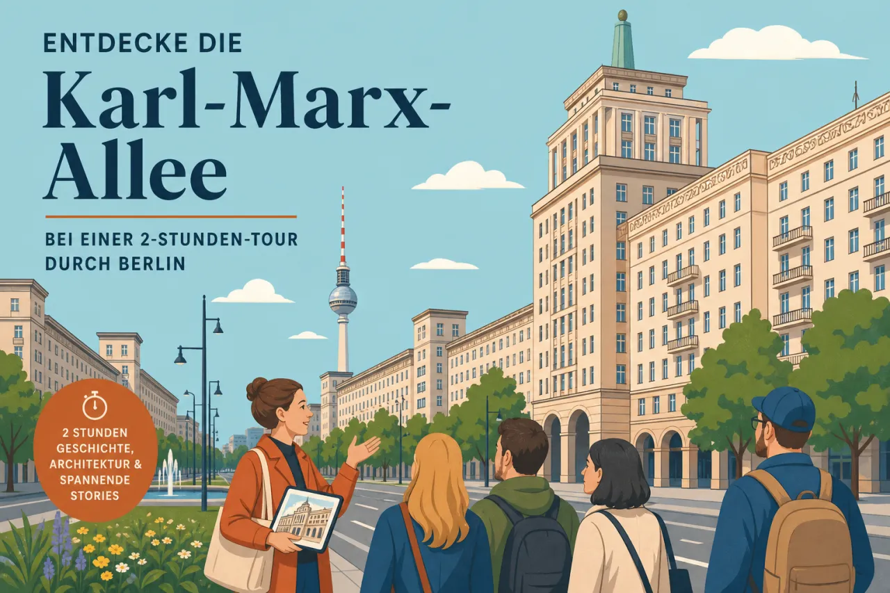 Karl-Marx-Allee in Berlin: 2-Stunden-Tour durch Friedrichshain