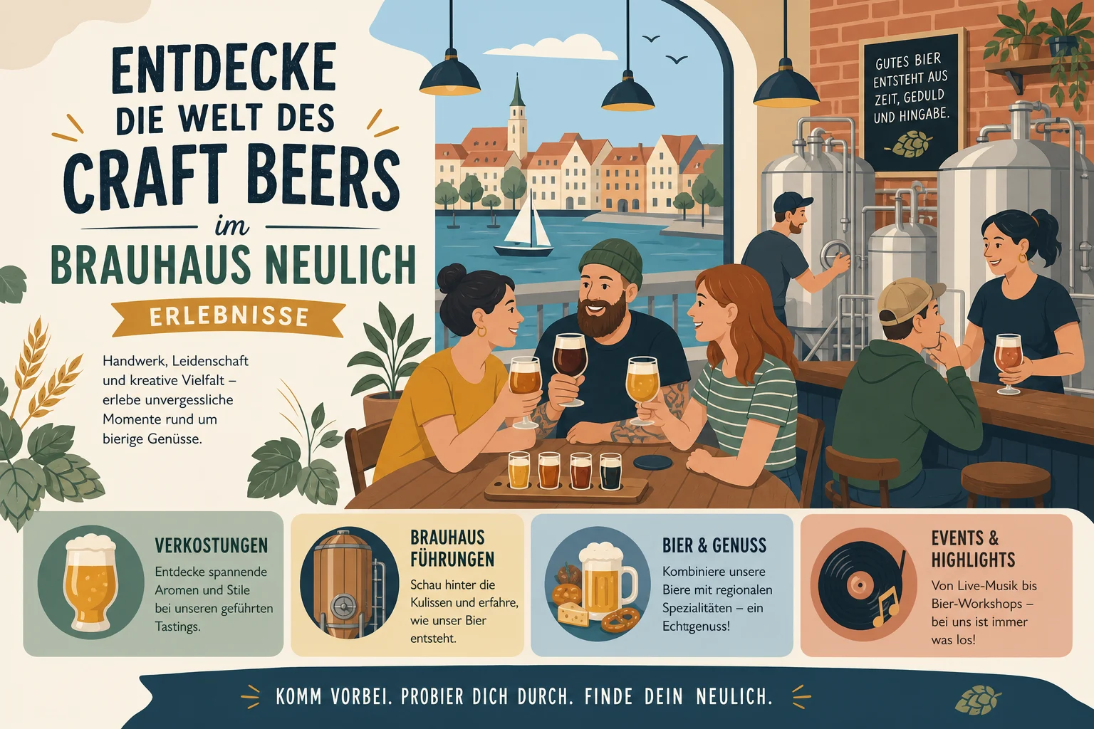 Craft-Beer-Brauereiführung im Brauhaus Neulich in Berlin