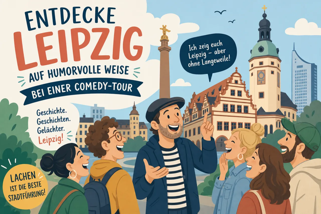 Entdecke Leipzig auf humorvolle Weise bei einer Comedy-Tour